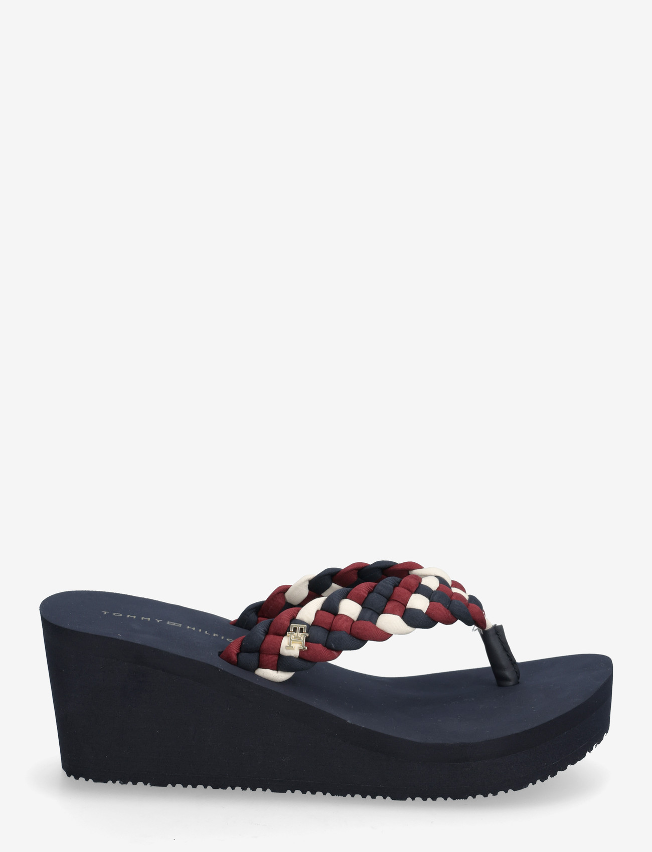Tommy Hilfiger - TH WEDGE BRAIDED SUMMER SANDAL - platåsandaler - rwb - 1