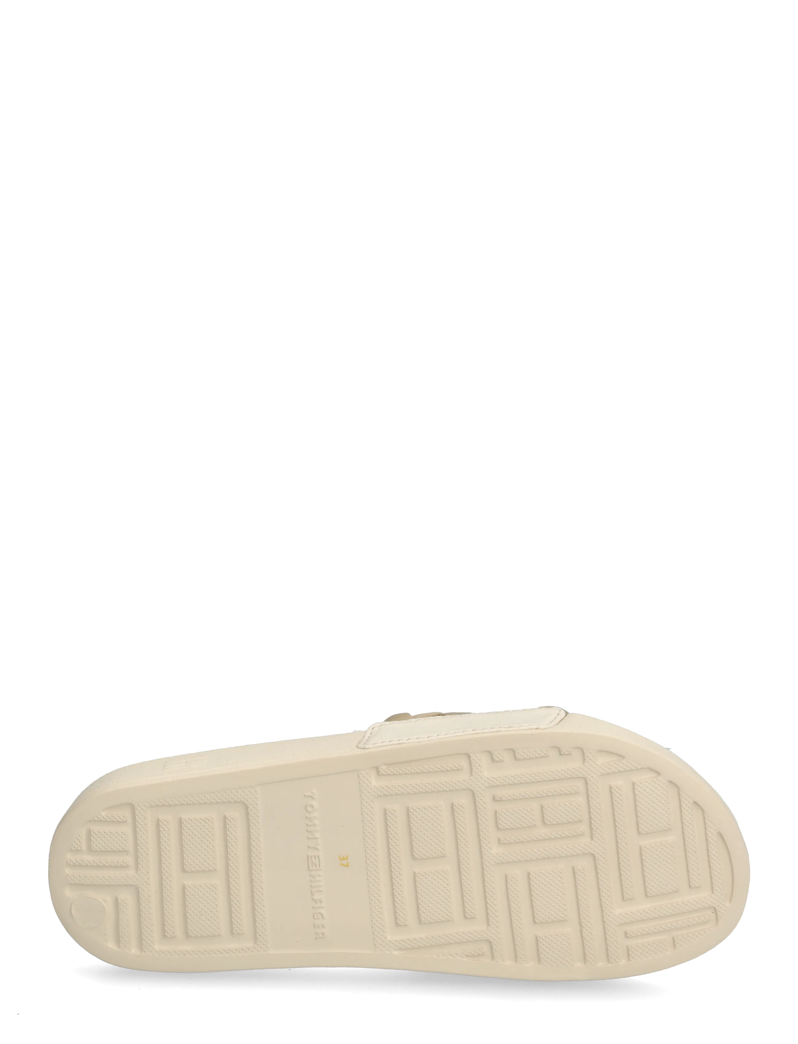 Tommy Hilfiger - TH BRAIDED POOL SLIDE - laveste priser - soft cream classic beige - 4