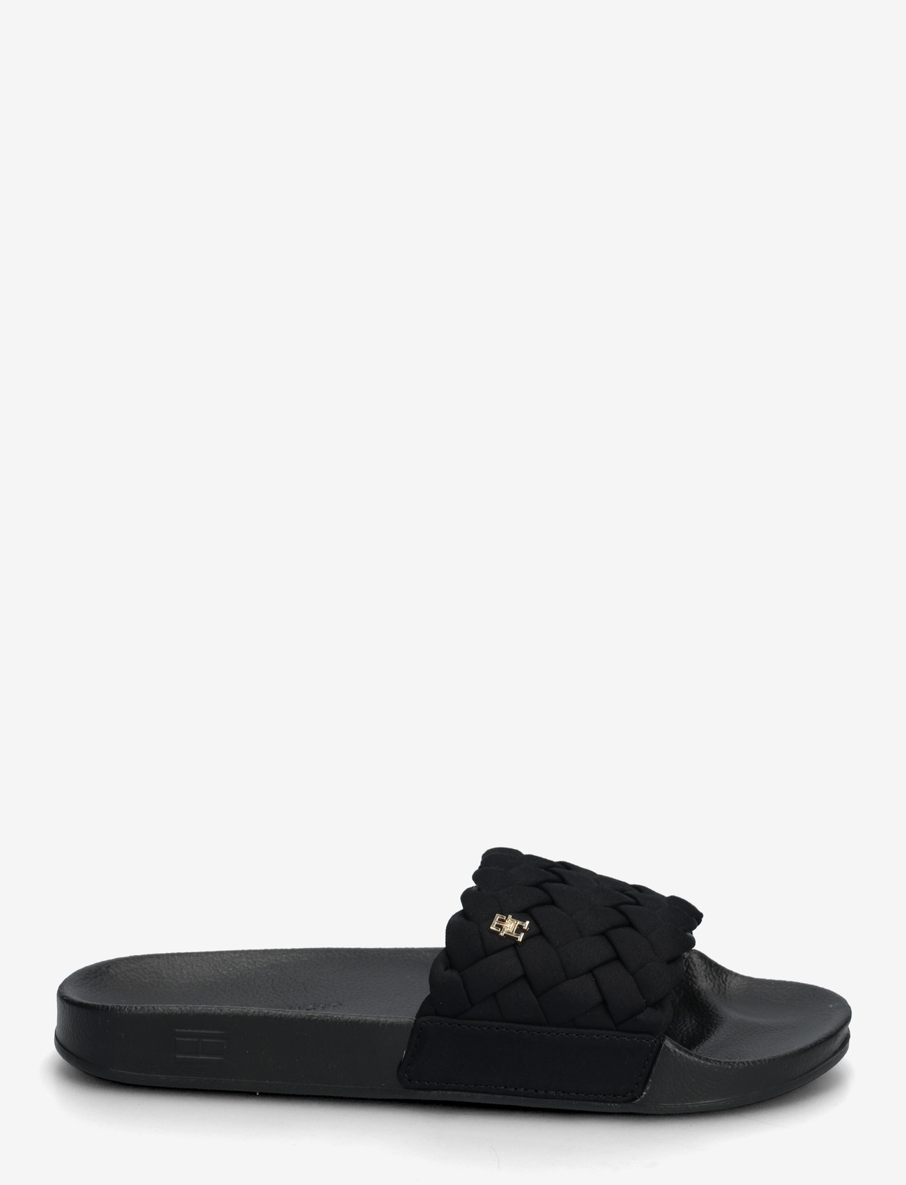 Tommy Hilfiger - TH BRAIDED POOL SLIDE - basseiniplätud - black - 1