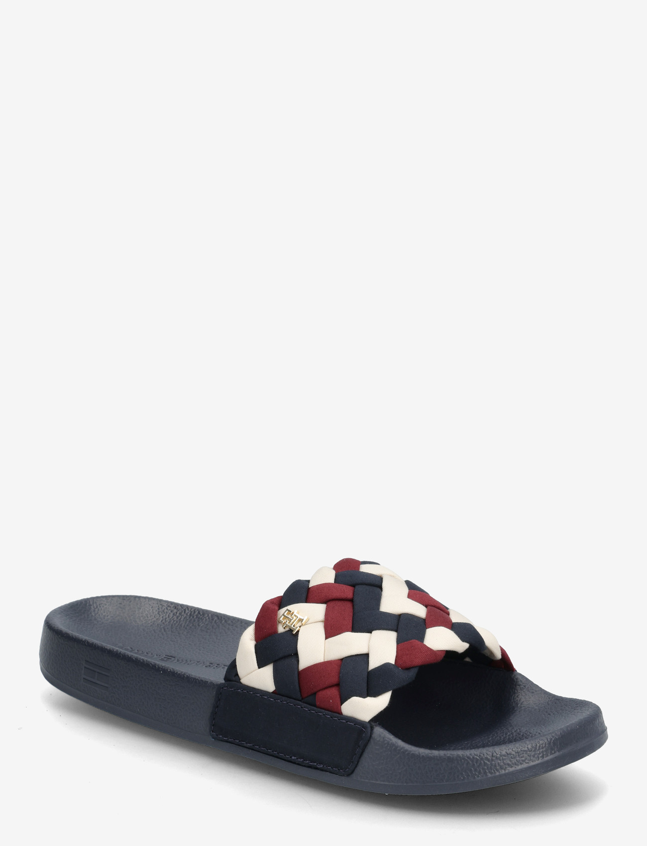 Tommy Hilfiger - TH BRAIDED POOL SLIDE - badeschuhe - rwb - 0