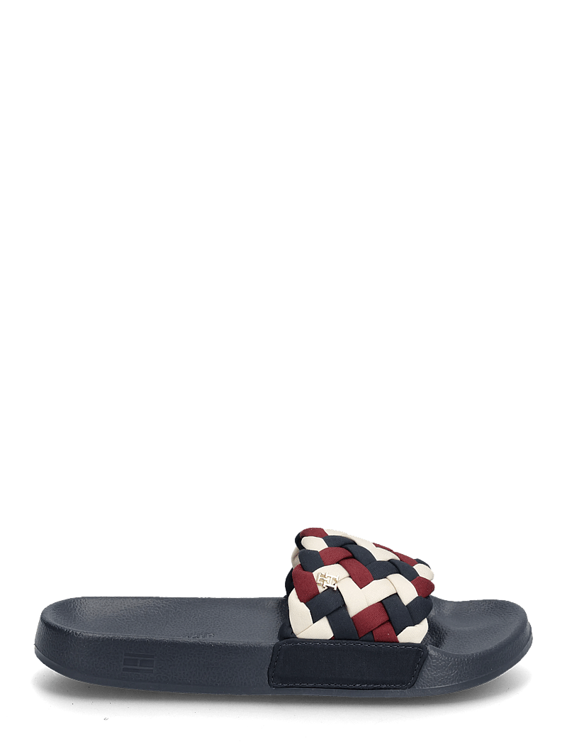 Tommy Hilfiger - TH BRAIDED POOL SLIDE - badeschuhe - rwb - 1