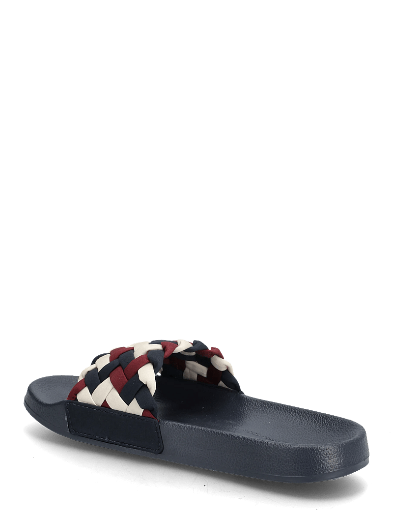 Tommy Hilfiger - TH BRAIDED POOL SLIDE - badeschuhe - rwb - 2