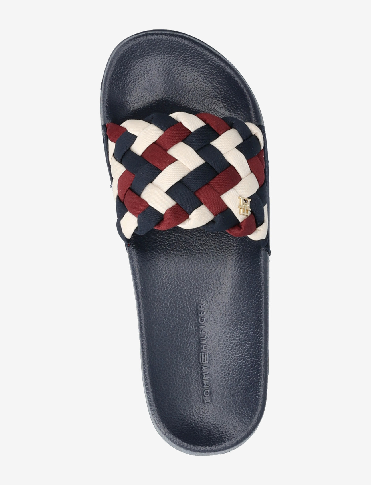 Tommy Hilfiger - TH BRAIDED POOL SLIDE - badeschuhe - rwb - 3