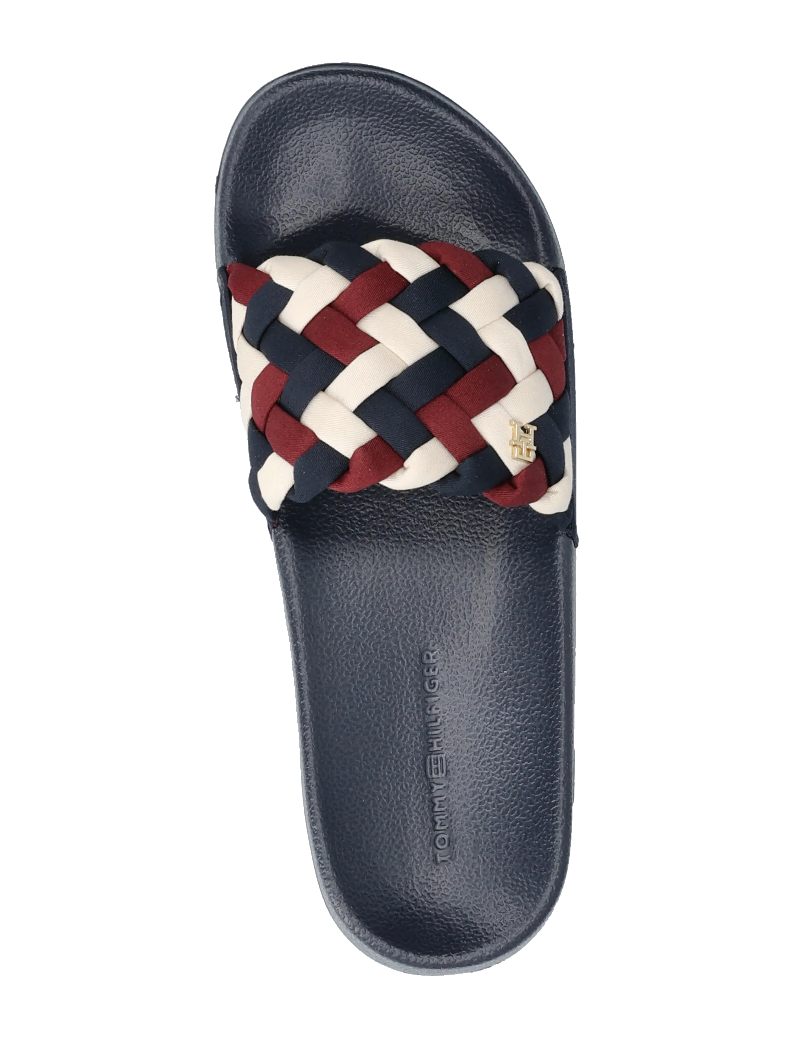Tommy Hilfiger - TH BRAIDED POOL SLIDE - badeschuhe - rwb - 3