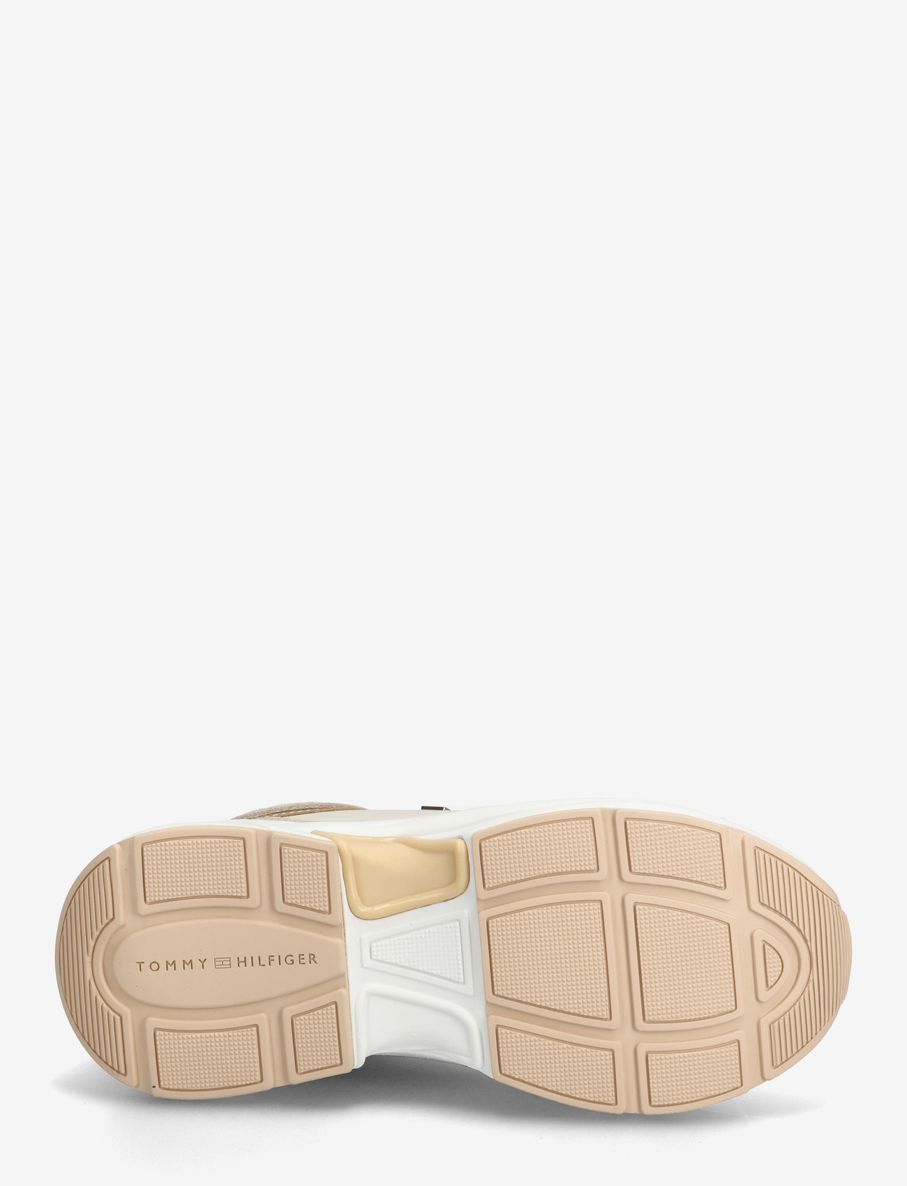 Tommy Hilfiger - TH CHUNKY RUNNER  METALLIC - låga sneakers - gold soft cream misty blush - 4