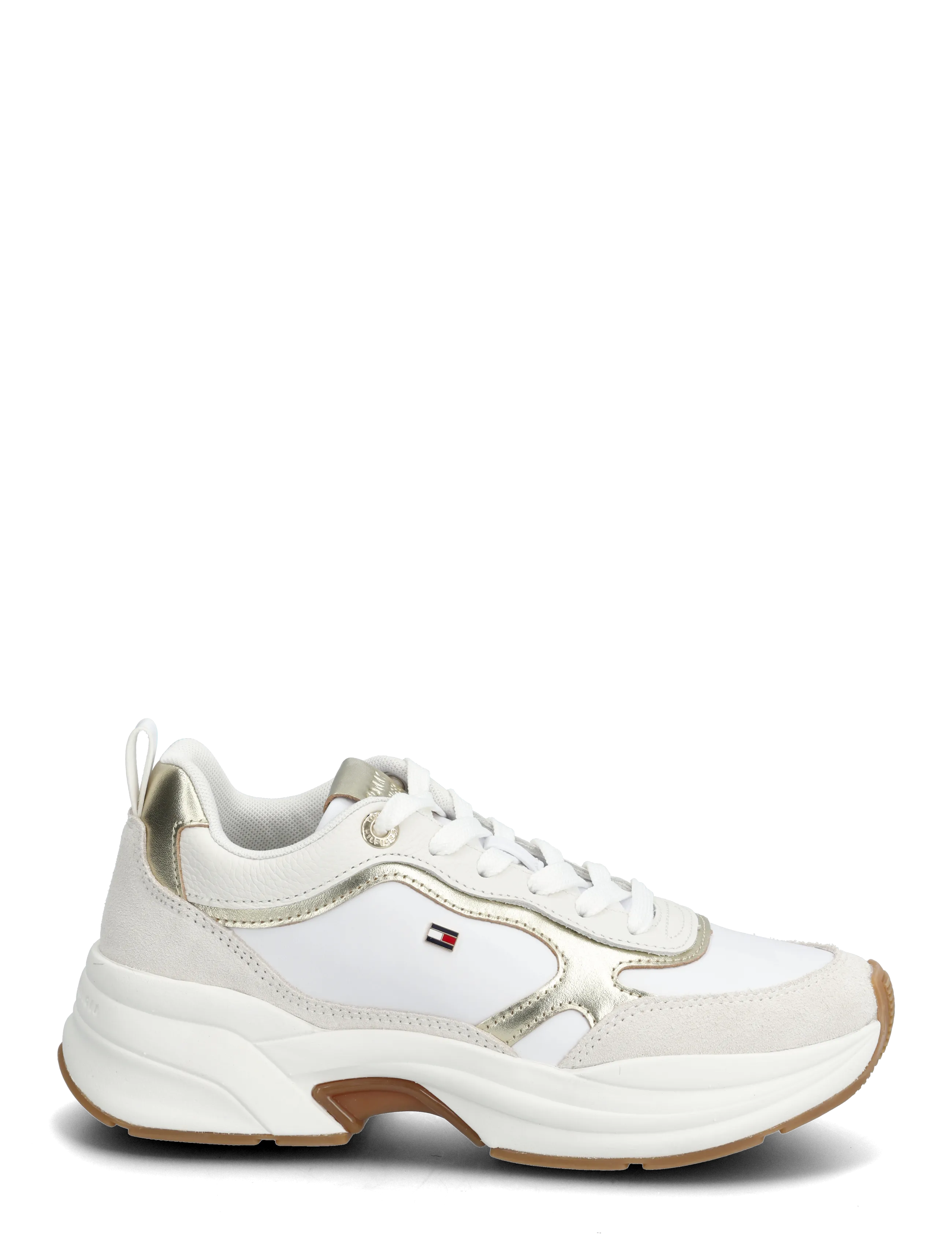 Tommy Hilfiger - TH CHUNKY RUNNER  METALLIC - confirmation - gold white ecru - 1