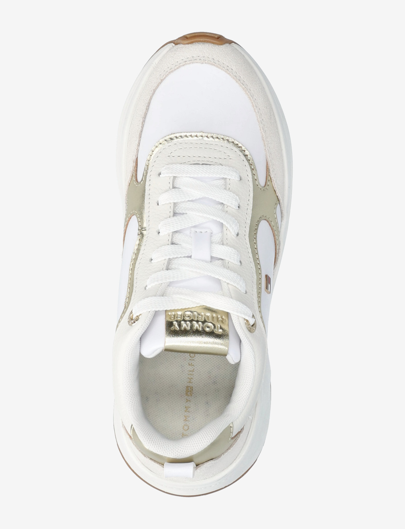 Tommy Hilfiger - TH CHUNKY RUNNER  METALLIC - konfirmatsioon - gold white ecru - 3