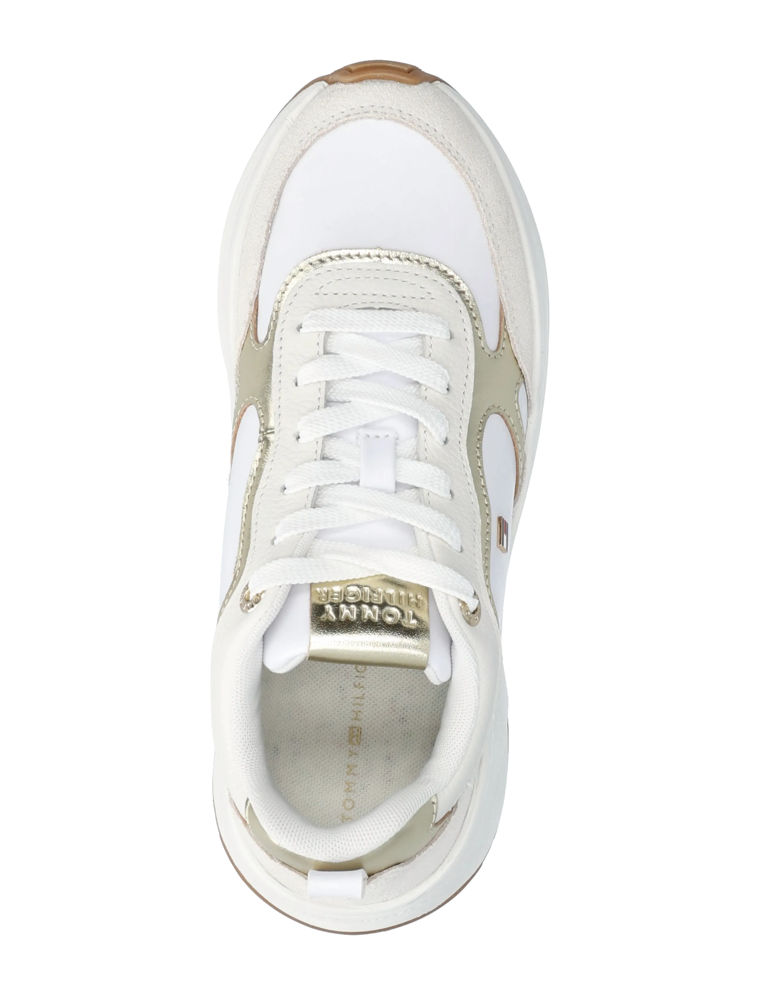 Tommy Hilfiger - TH CHUNKY RUNNER METALLIC - confirmation - gold white ecru - 3