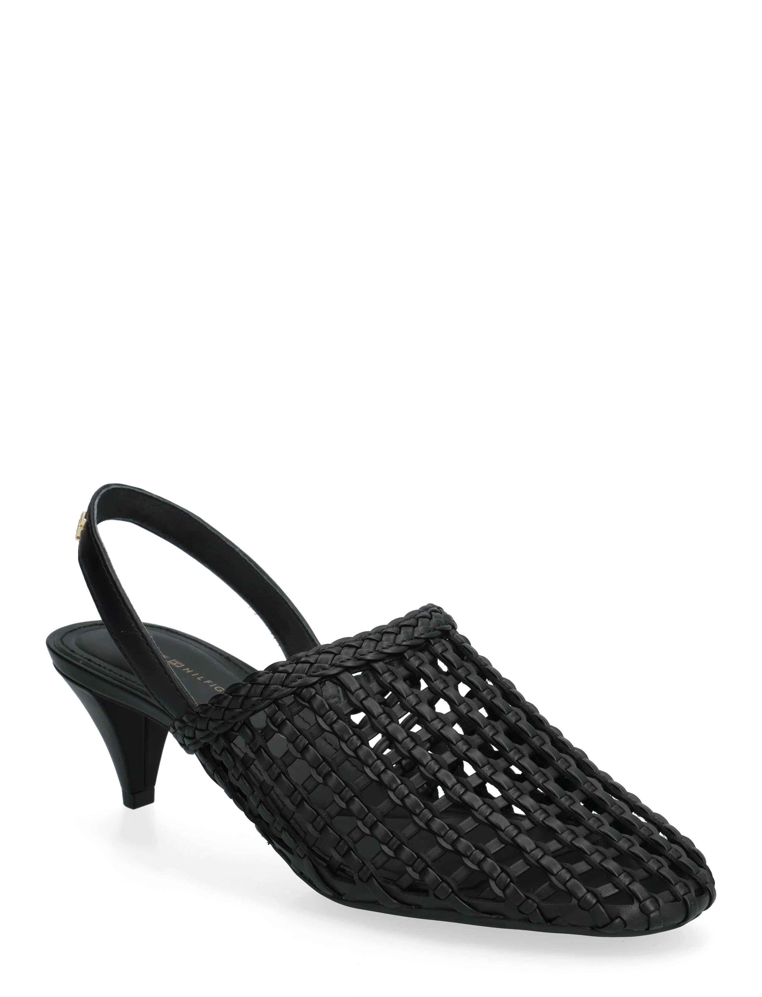 Tommy Hilfiger TH WOVEN CLOSED TOE SANDAL - Jalanõud - BLACK / black