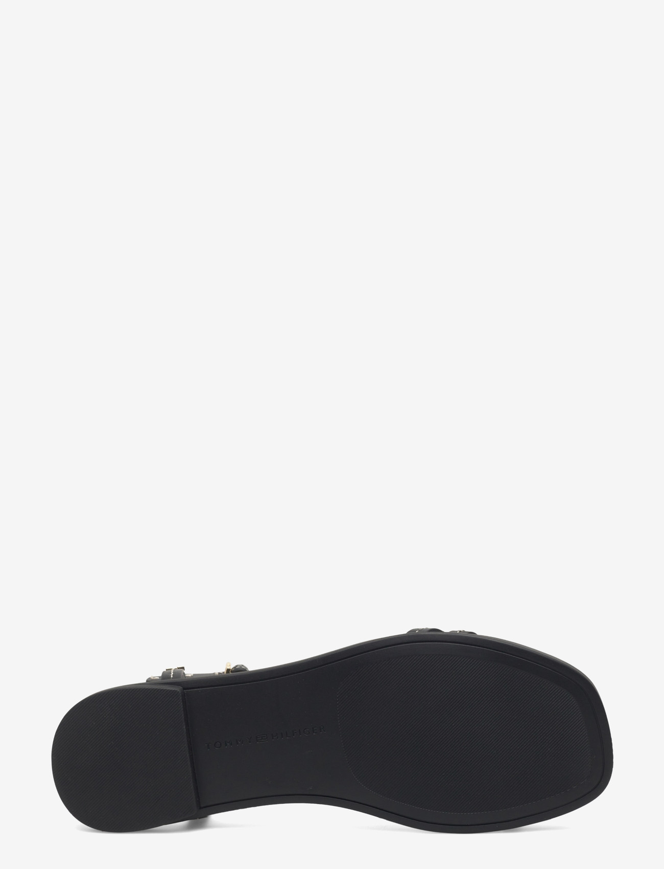 Tommy Hilfiger - FLAT SANDAL STITCHING - flade sandaler - black - 4