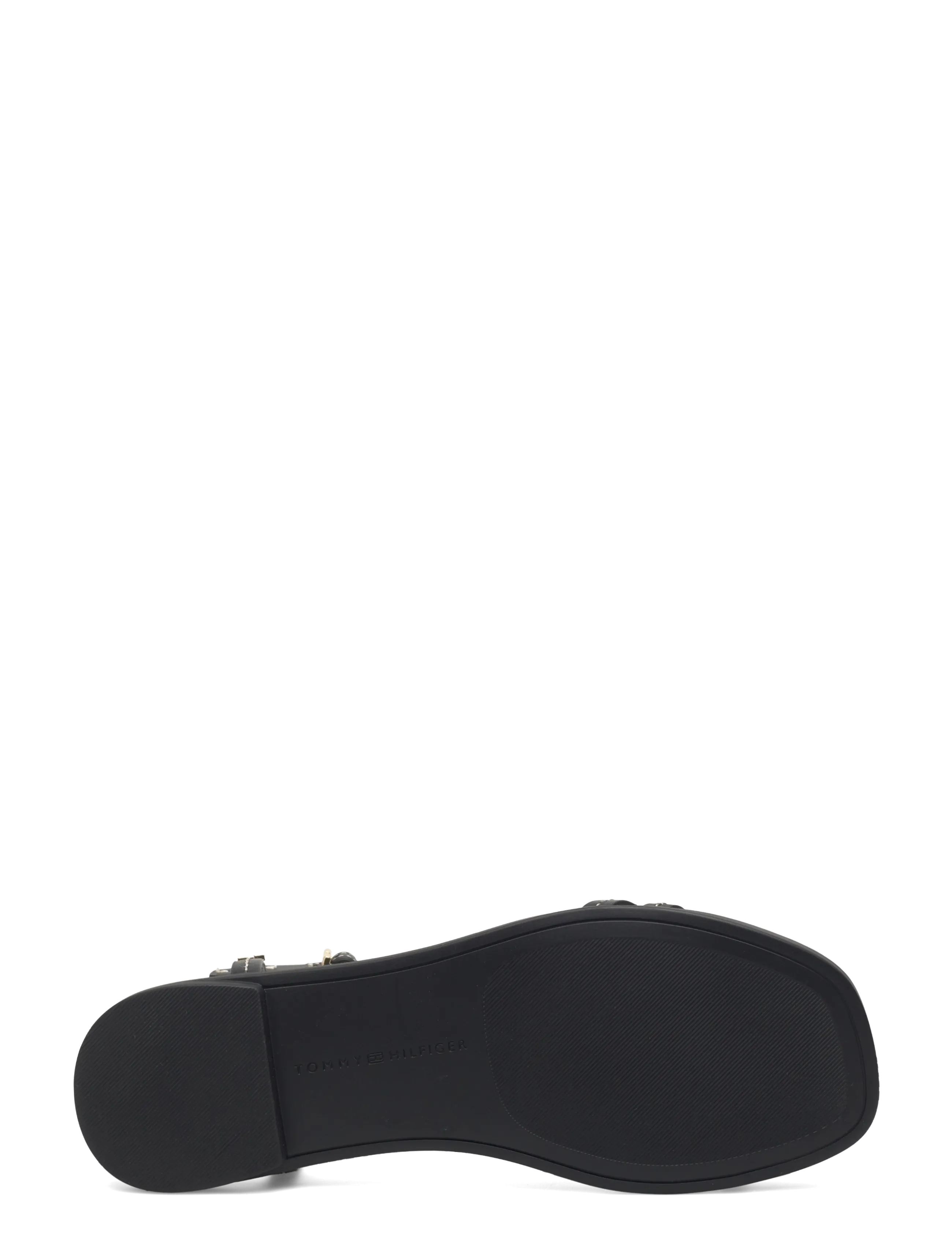 Tommy Hilfiger - FLAT SANDAL STITCHING - kontsata sandaalid - black - 4