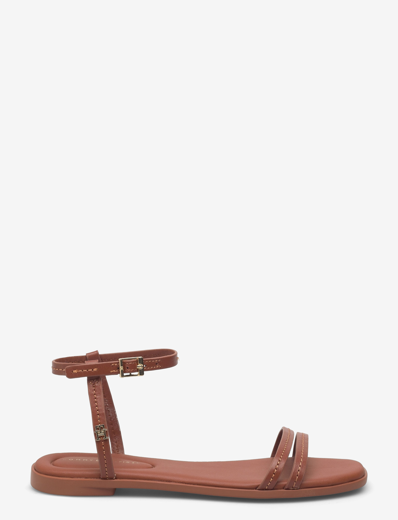 Tommy Hilfiger - FLAT SANDAL STITCHING - flade sandaler - warm bronze - 1