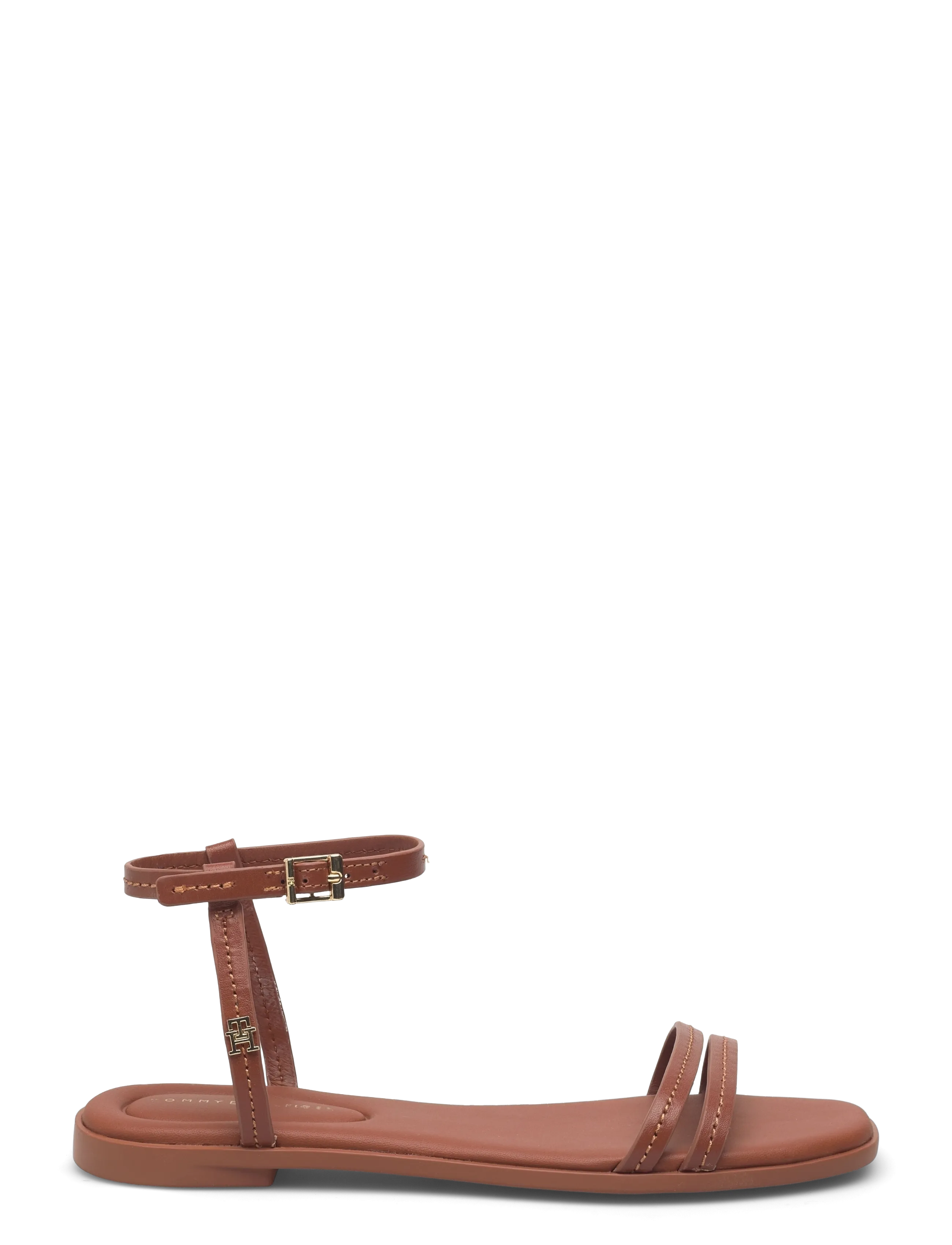 Tommy Hilfiger - FLAT SANDAL STITCHING - platta sandaler - warm bronze - 1