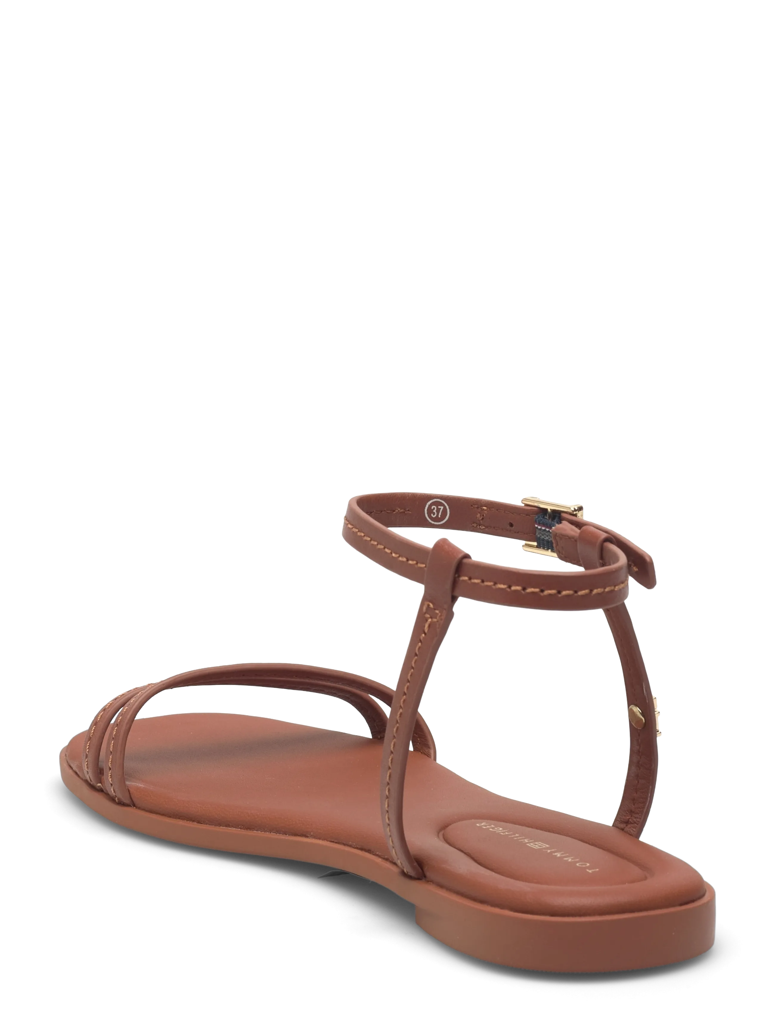 Tommy Hilfiger - FLAT SANDAL STITCHING - platta sandaler - warm bronze - 2