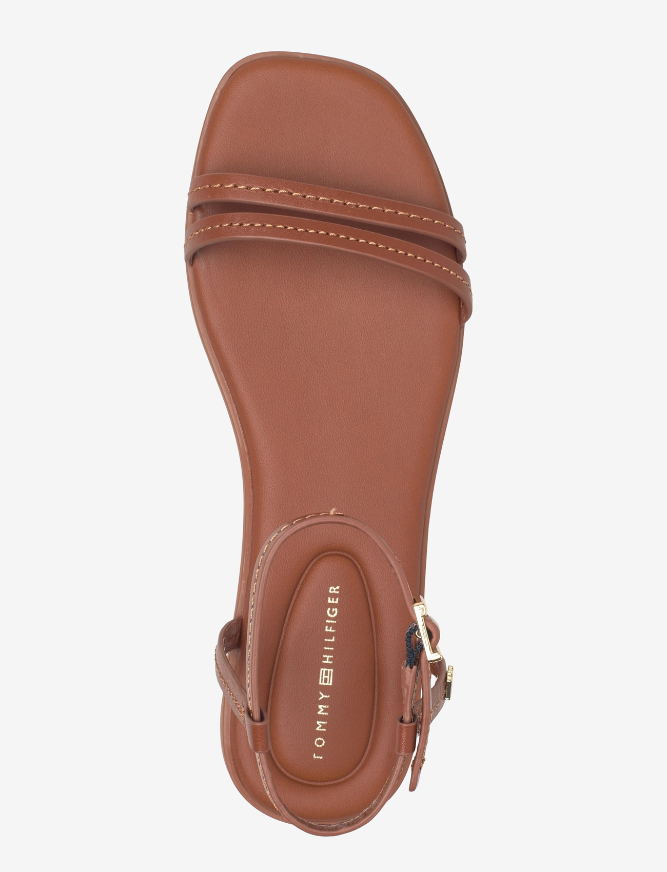 Tommy Hilfiger - FLAT SANDAL STITCHING - flade sandaler - warm bronze - 3