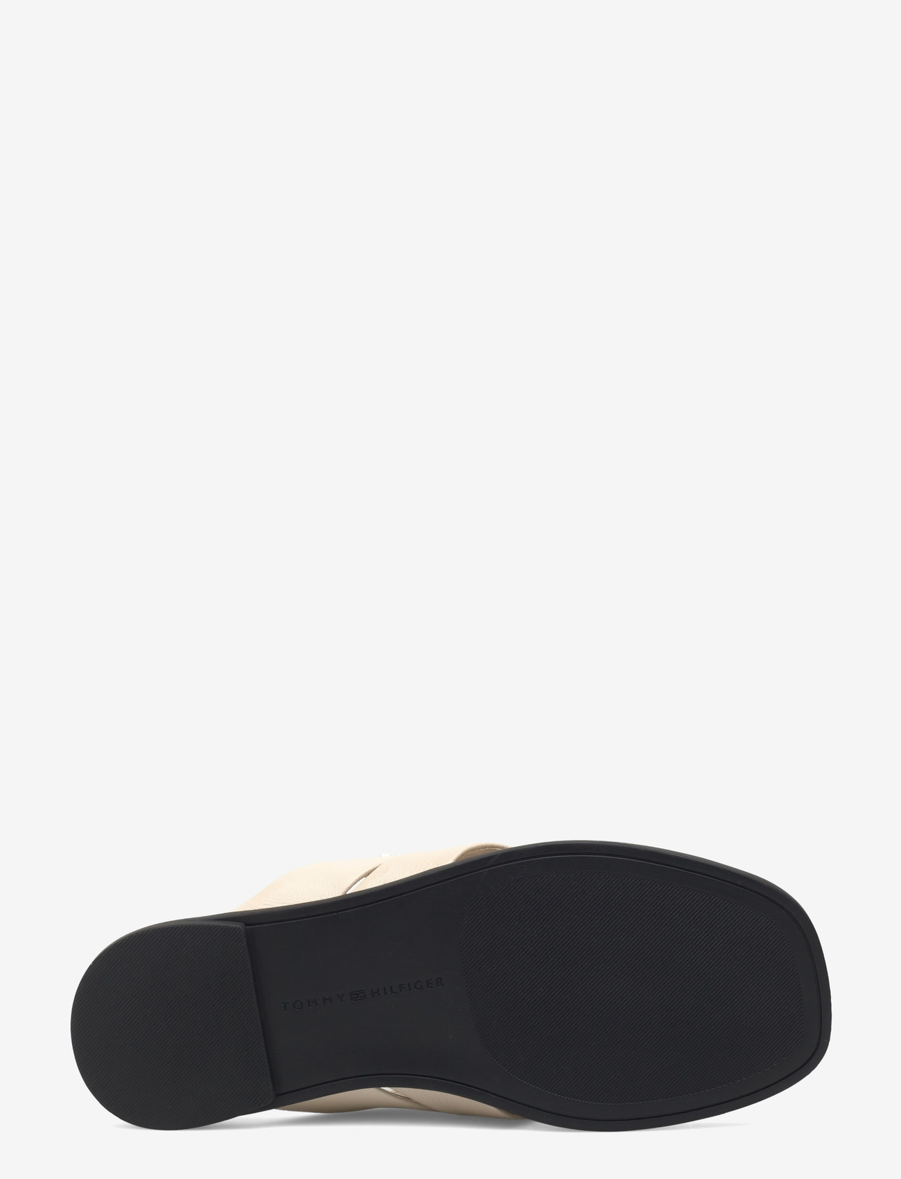 Tommy Hilfiger - ELEVATED TOE POST LTH SANDAL - flade sandaler - classic beige - 4