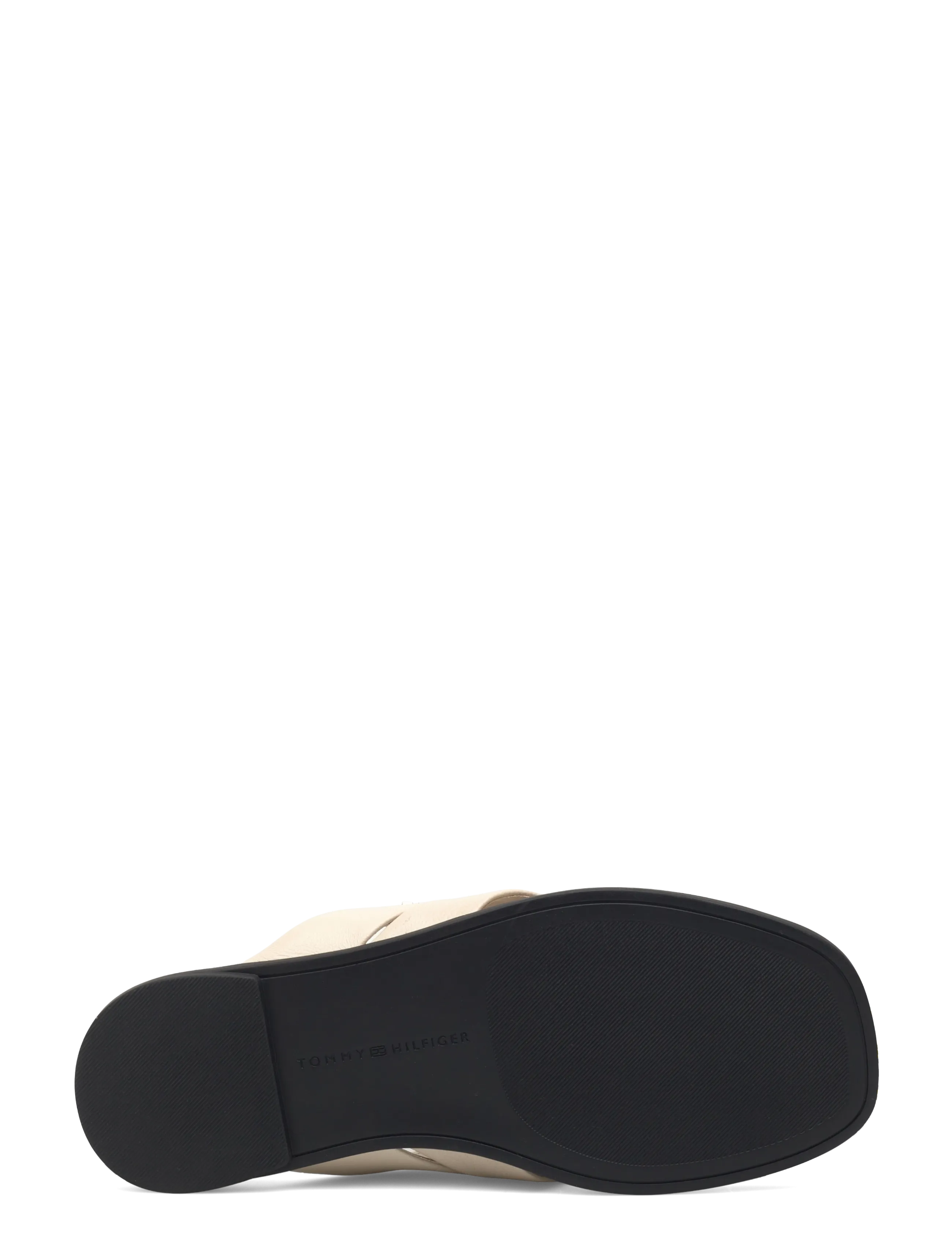 Tommy Hilfiger - ELEVATED TOE POST LTH SANDAL - flache sandalen - classic beige - 4