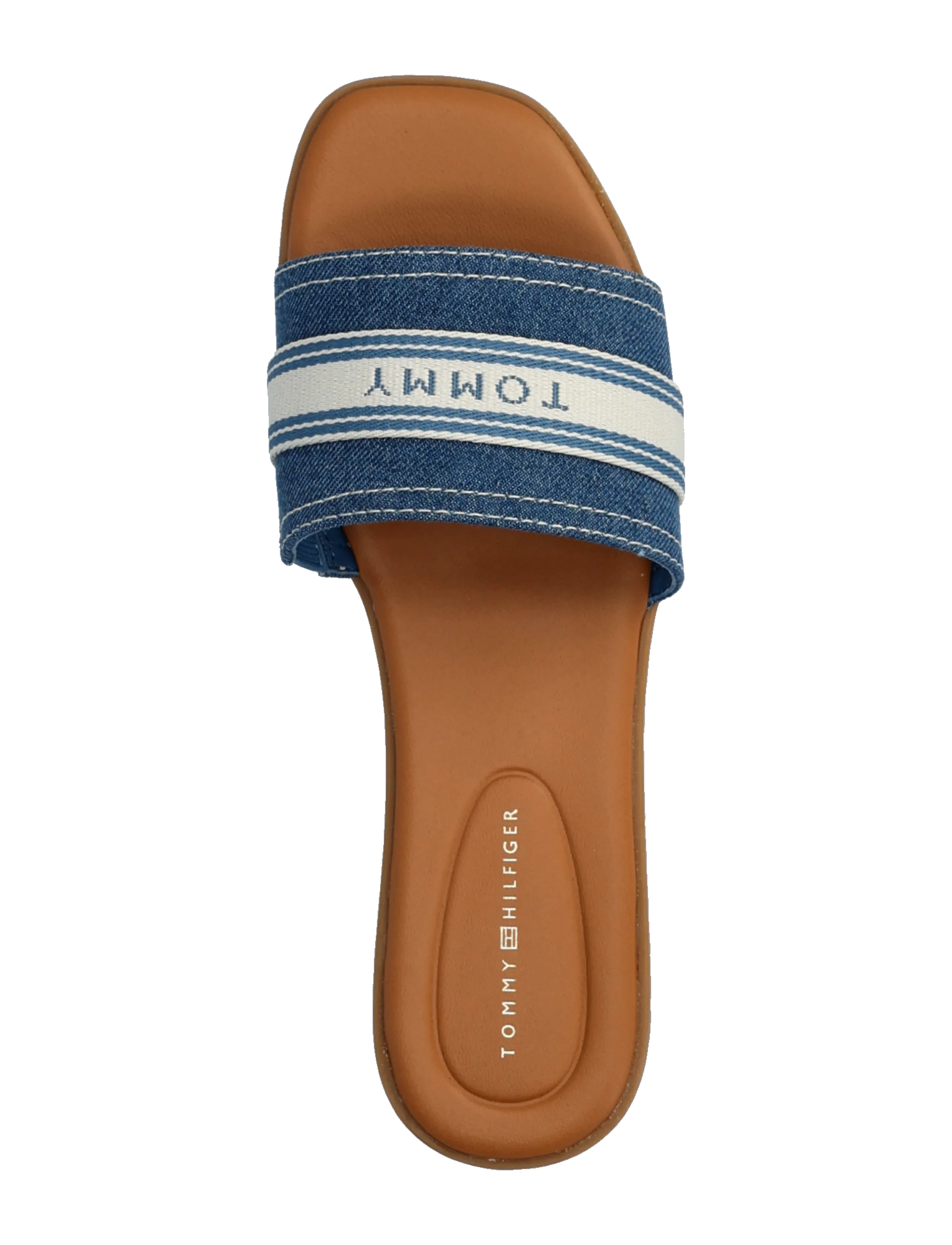 Tommy Hilfiger - FLAT MULE WEBBING - denim - 3