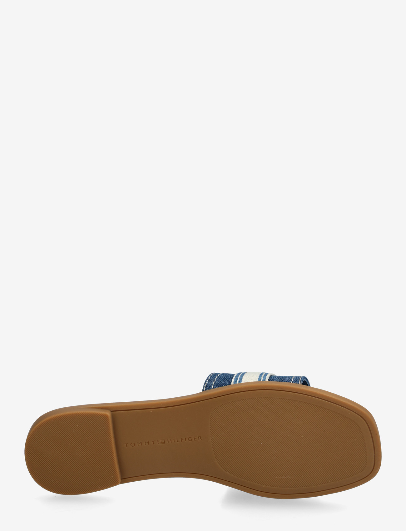 Tommy Hilfiger - FLAT MULE WEBBING - flade sandaler - denim - 4