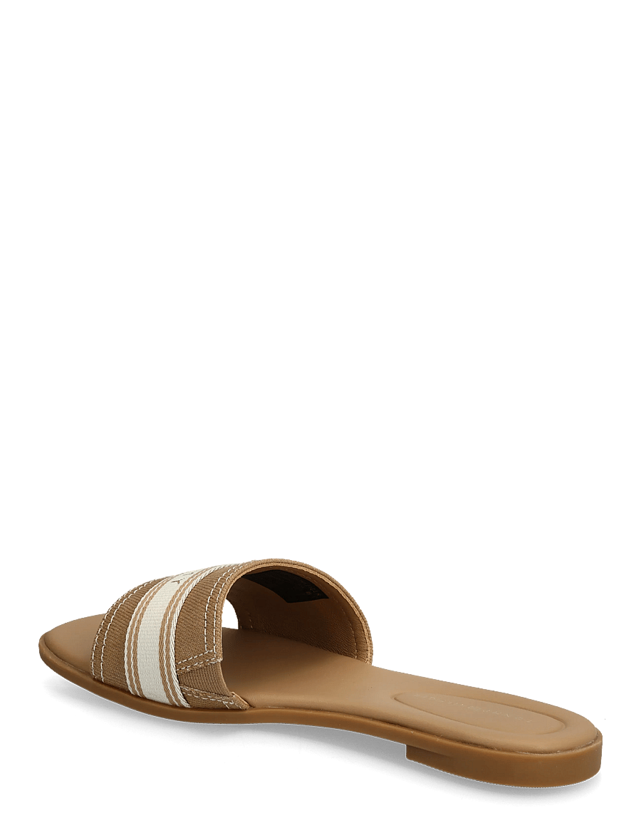 Tommy Hilfiger - FLAT MULE WEBBING - madalad sandaalid - safari canvas - 2