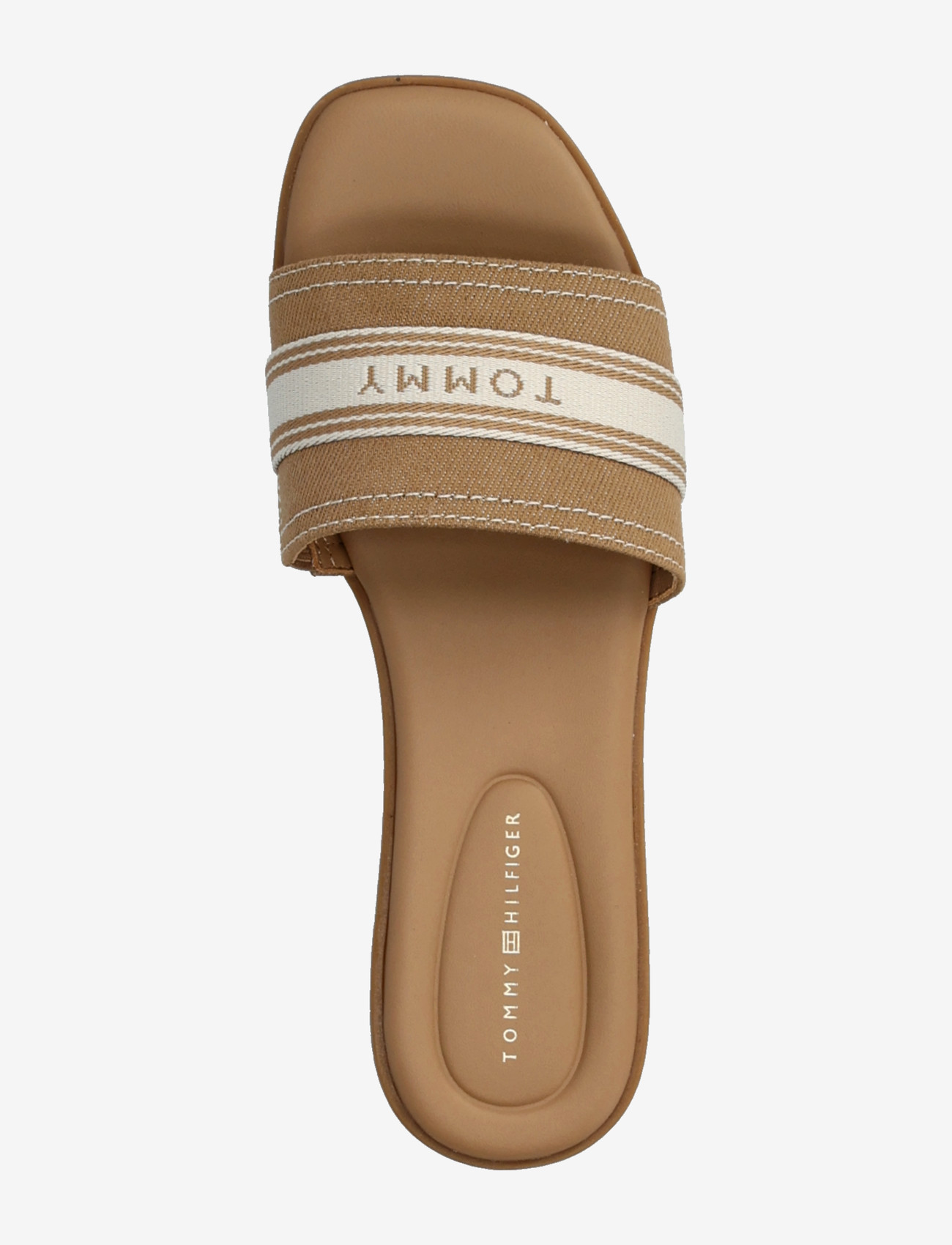 Tommy Hilfiger - FLAT MULE WEBBING - flade sandaler - safari canvas - 3