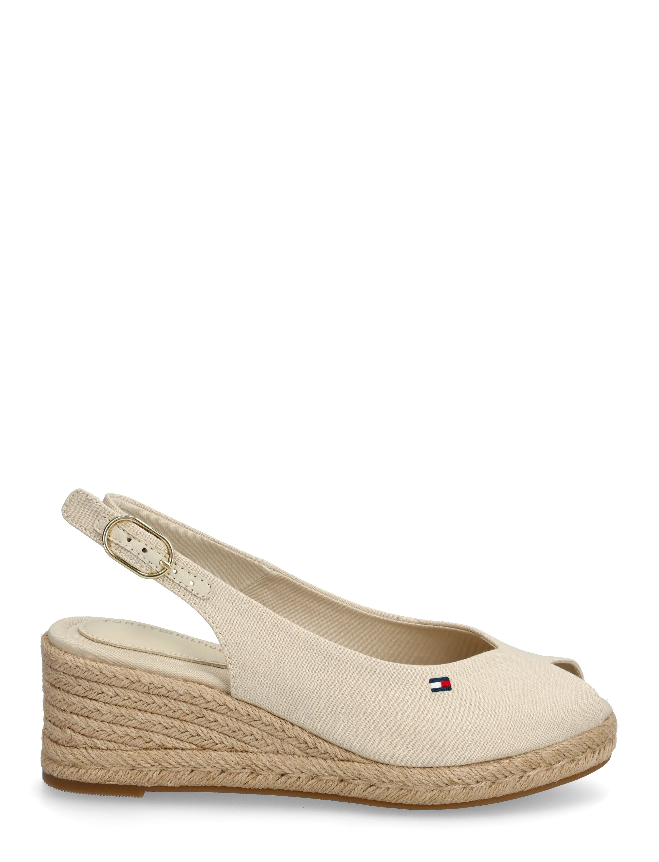 Tommy Hilfiger - MID WEDGE ESPAD SLINGBACK - heeled espadrilles - classic beige - 1