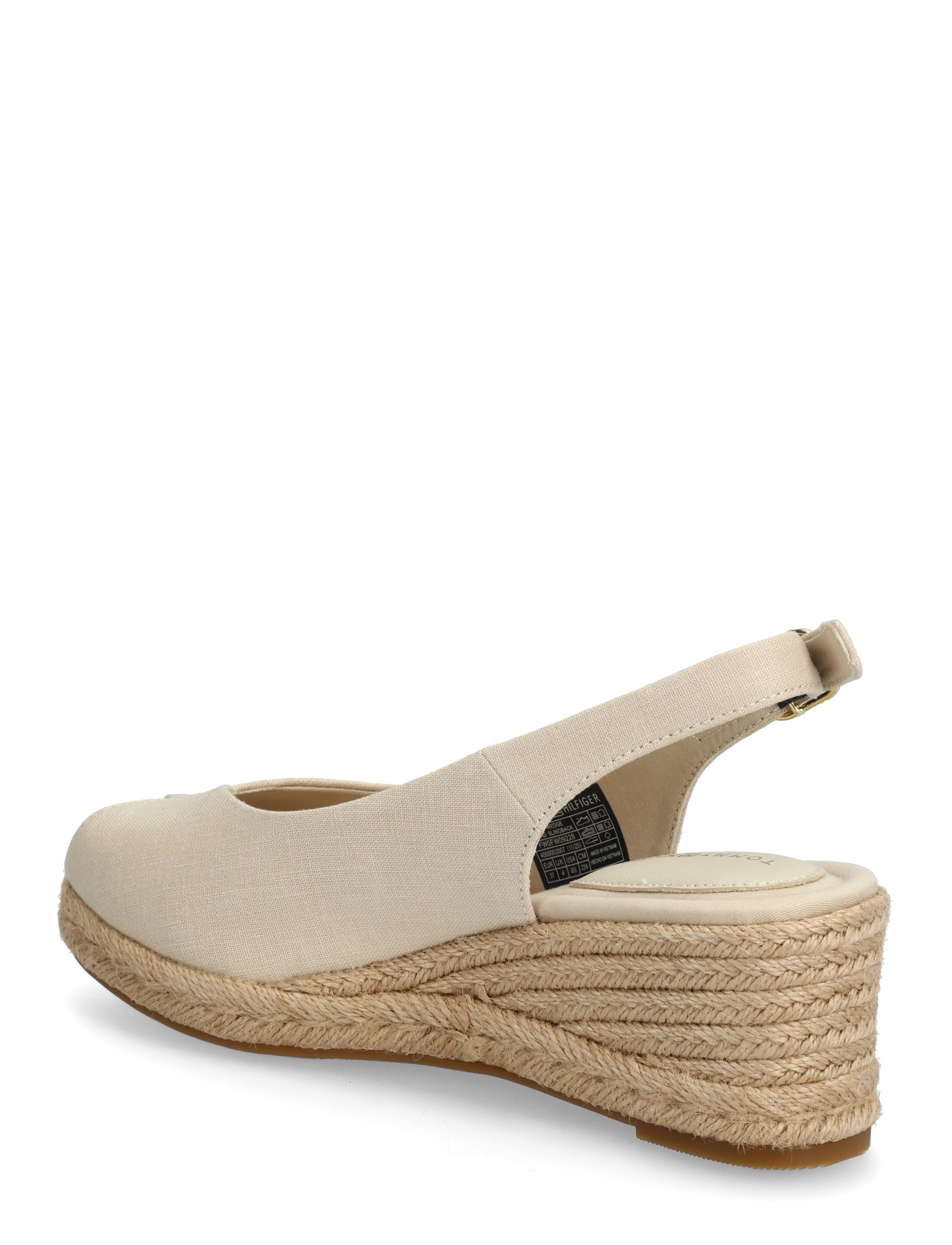 Tommy Hilfiger - MID WEDGE ESPAD SLINGBACK - heeled espadrilles - classic beige - 2