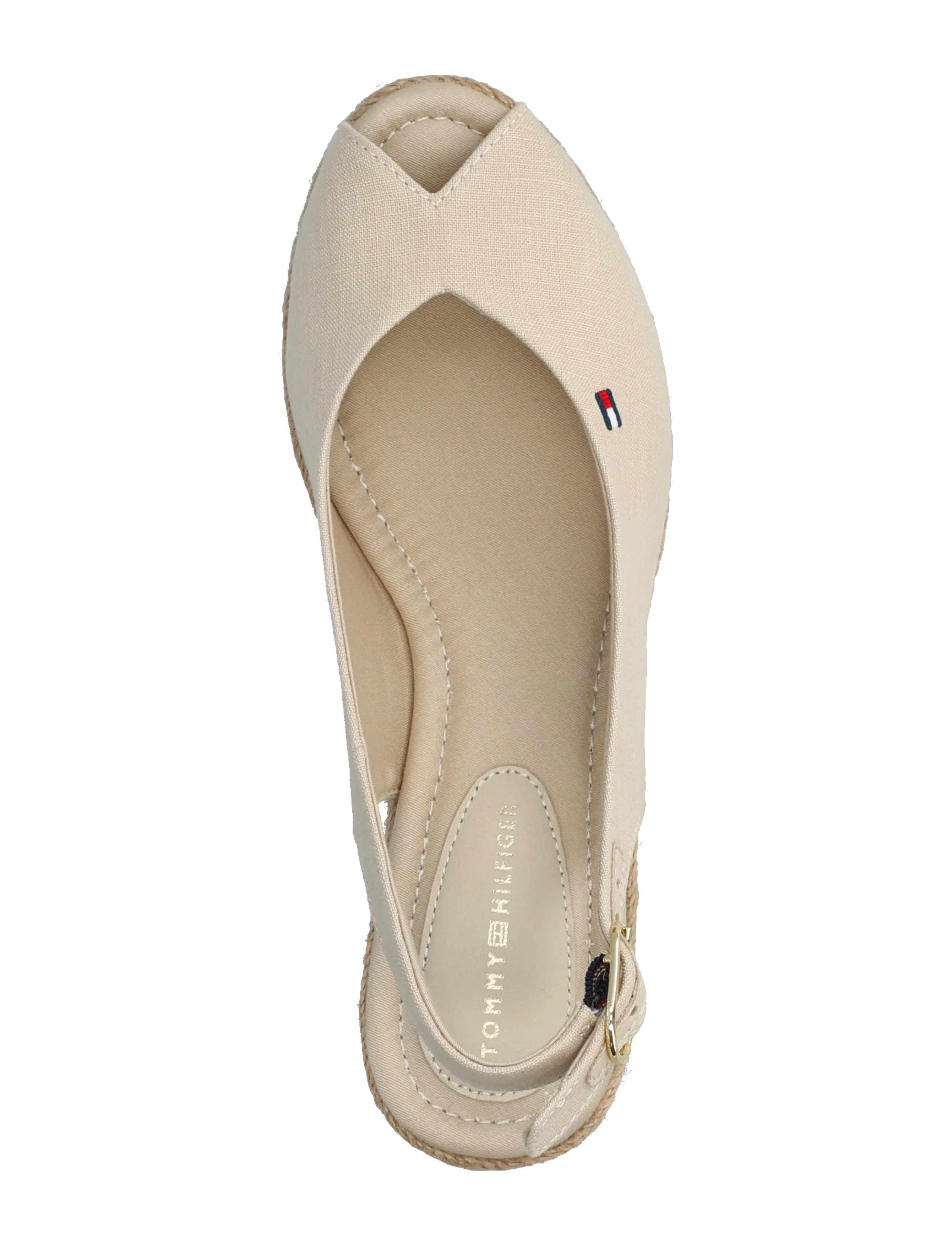 Tommy Hilfiger - MID WEDGE ESPAD SLINGBACK - heeled espadrilles - classic beige - 3