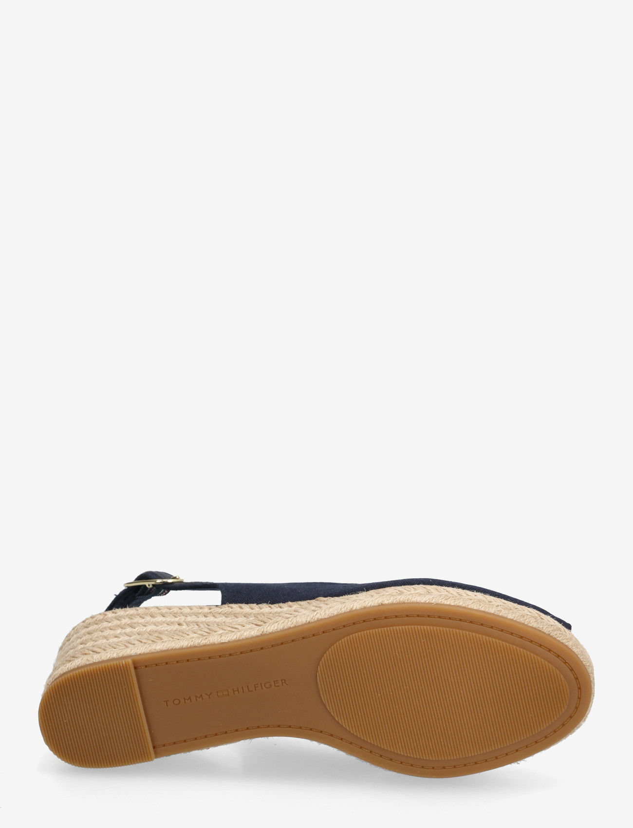 Tommy Hilfiger - MID WEDGE ESPAD SLINGBACK - espadrilles mit absatz - space blue - 4