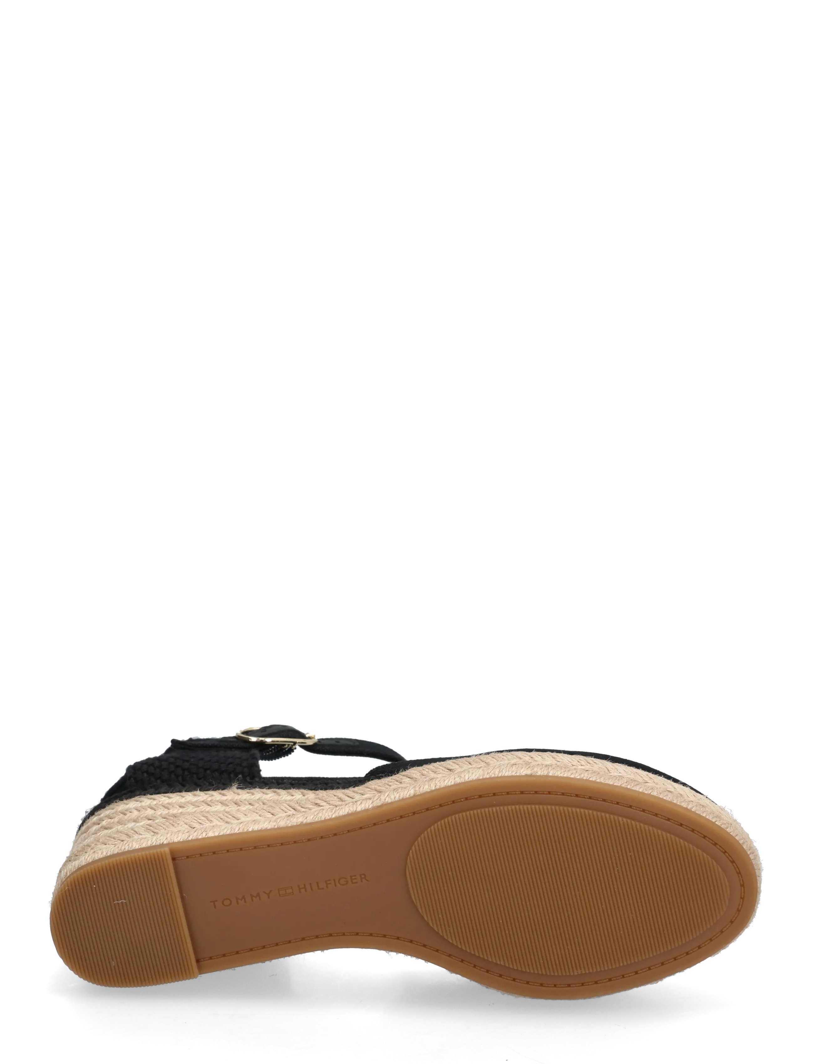 Tommy Hilfiger - MID WEDGE ESPAD CLOSED TOE - konfirmatsioon - black - 4
