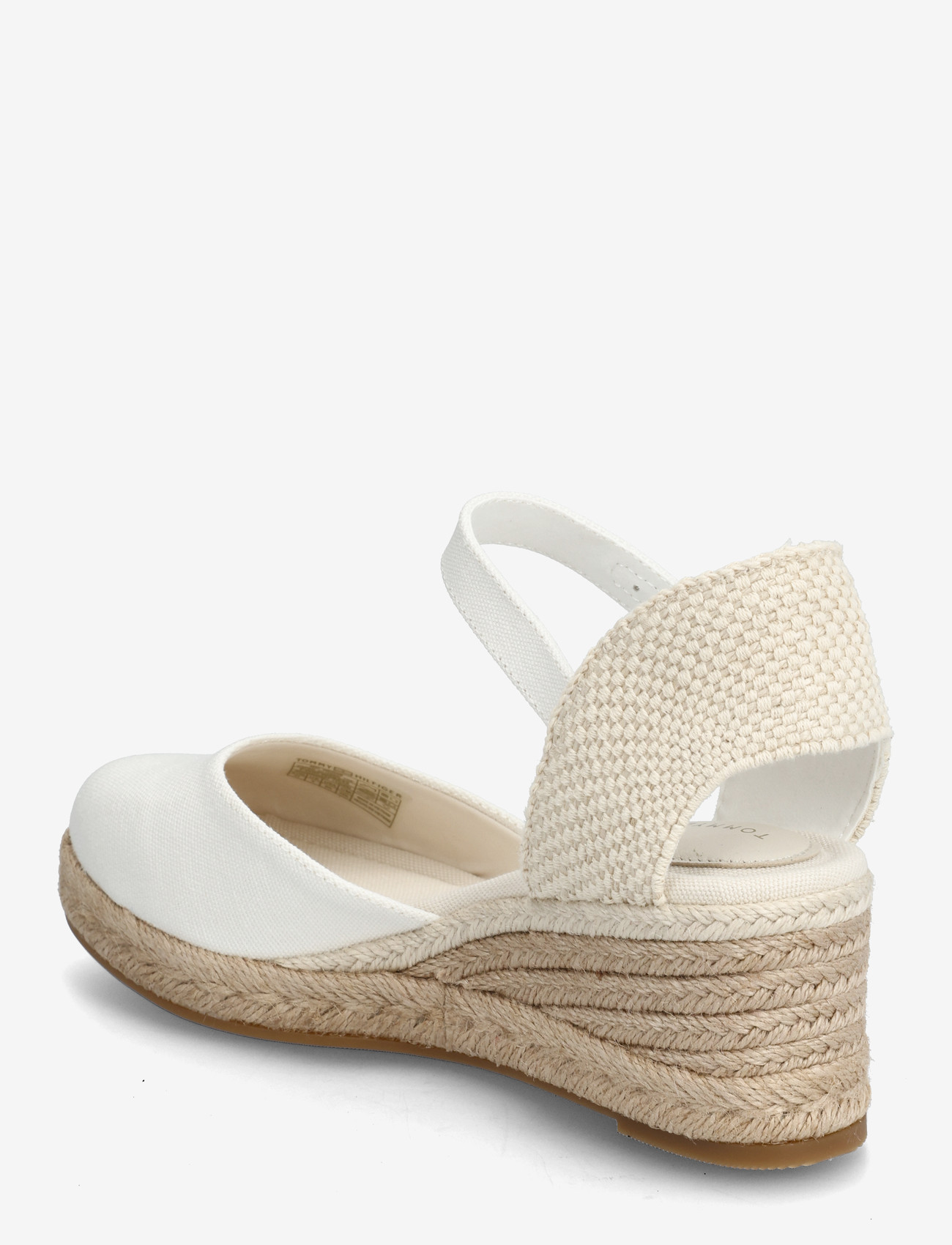 Tommy Hilfiger - MID WEDGE ESPAD CLOSED TOE - konfirmatsioon - ecru - 2