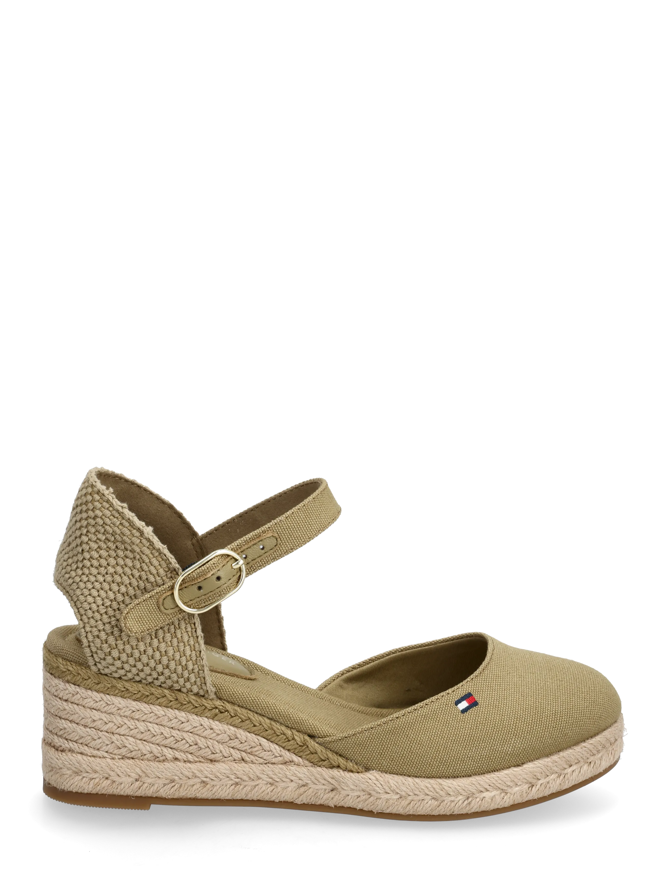 Tommy Hilfiger - MID WEDGE ESPAD CLOSED TOE - konfirmationstøj - mustard clay - 1