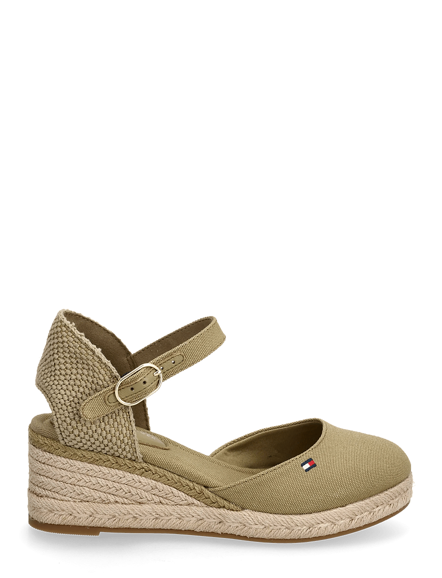 Tommy Hilfiger - MID WEDGE ESPAD CLOSED TOE - confirmation - mustard clay - 1