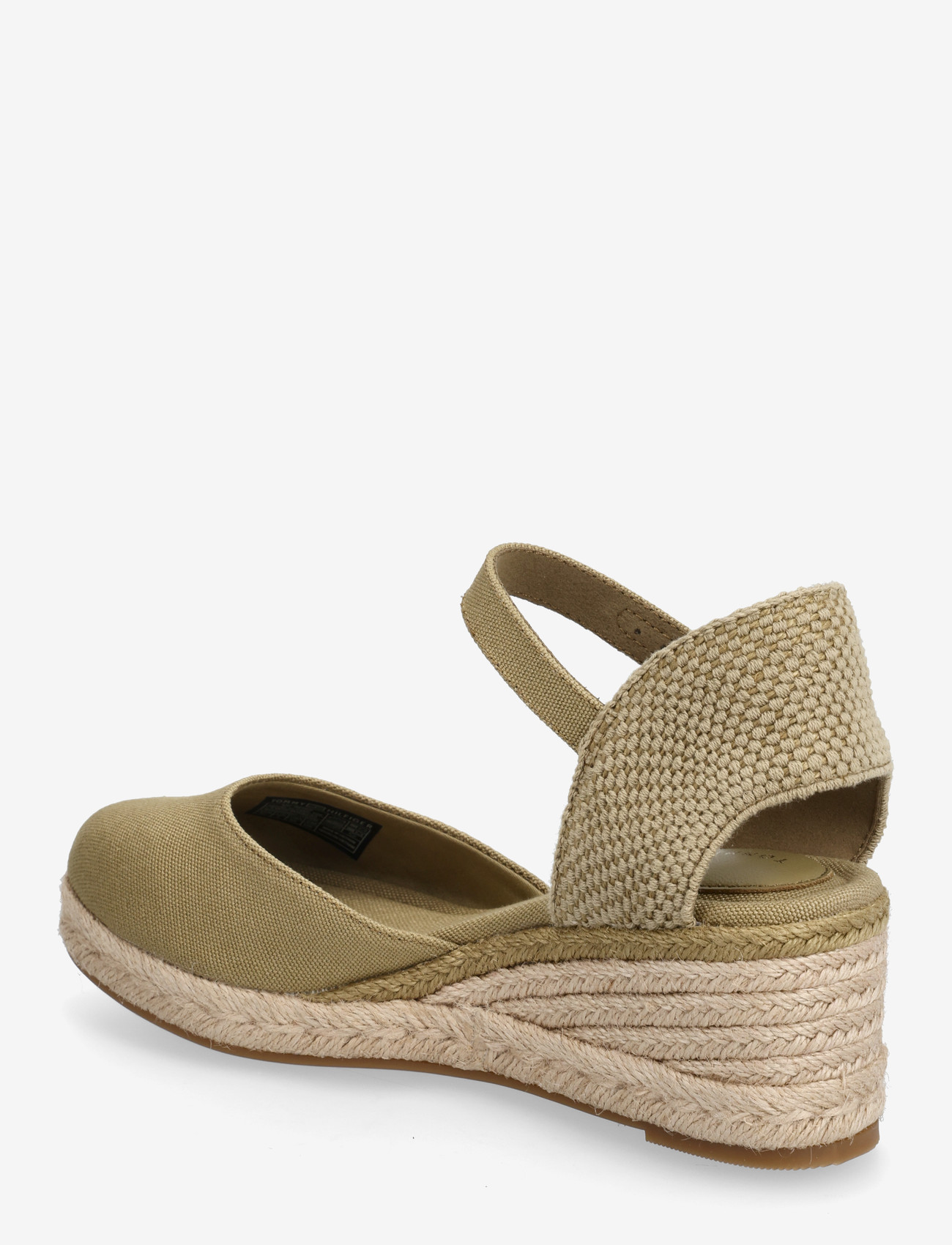 Tommy Hilfiger - MID WEDGE ESPAD CLOSED TOE - konfirmationstøj - mustard clay - 2
