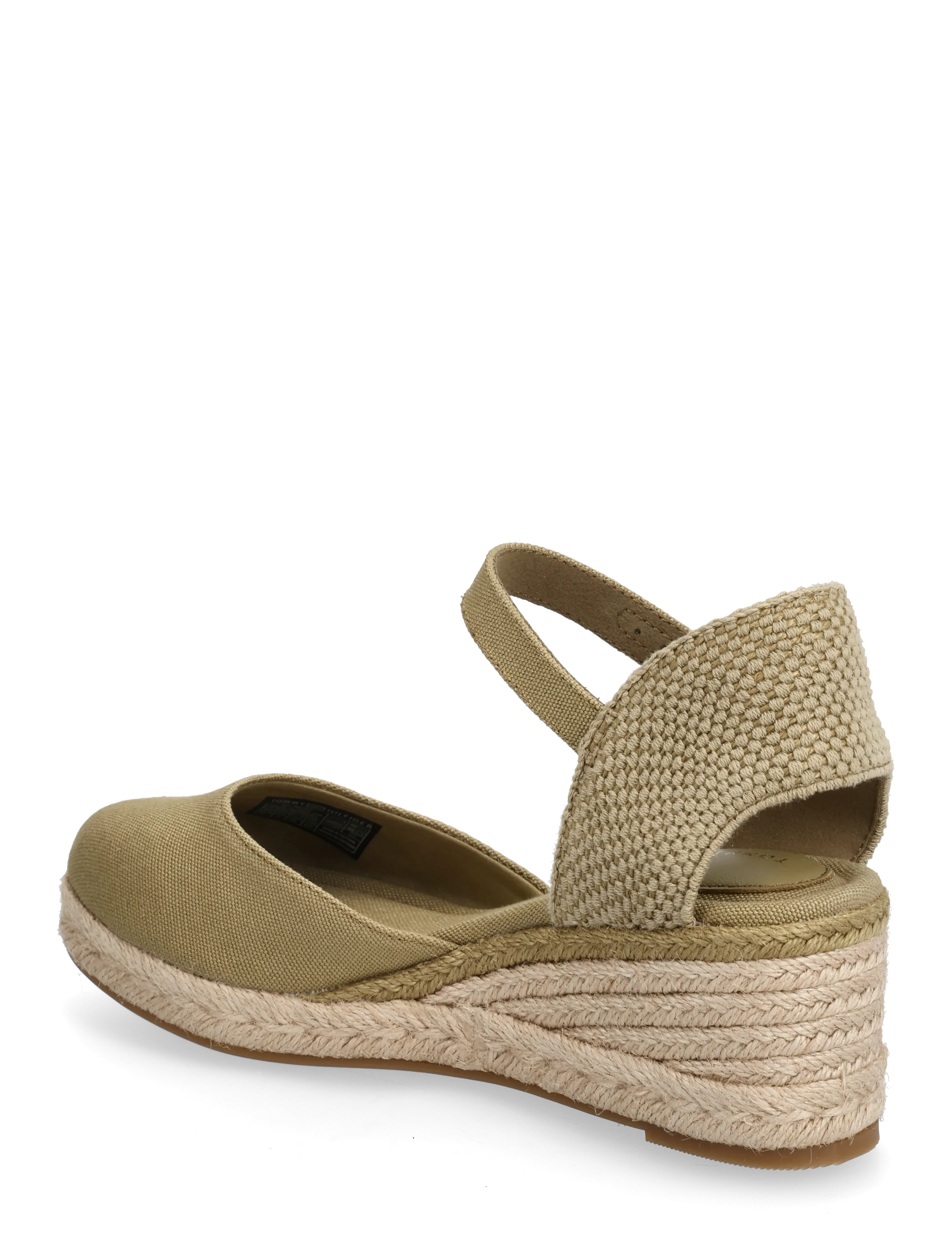 Tommy Hilfiger - MID WEDGE ESPAD CLOSED TOE - konfirmationstøj - mustard clay - 2