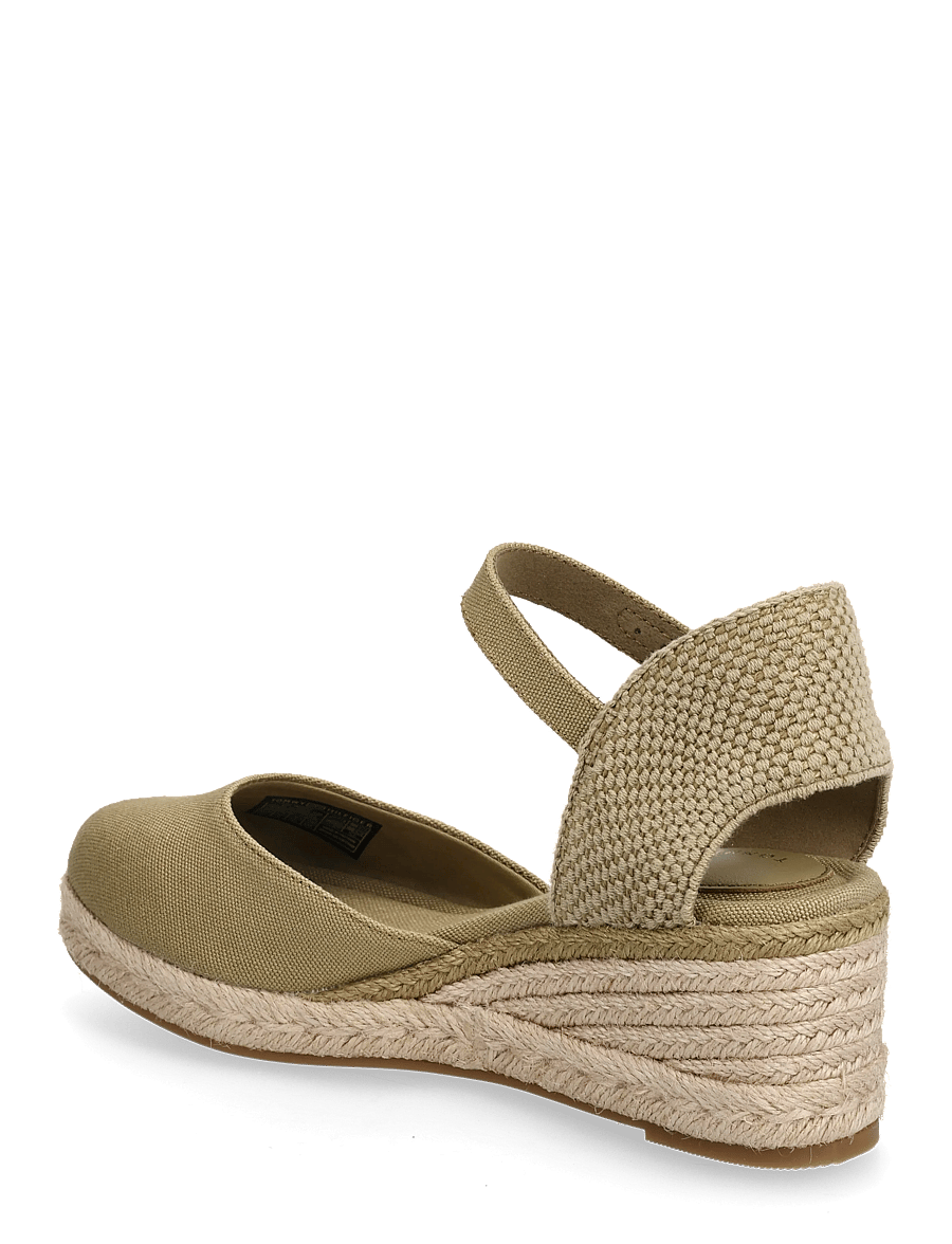 Tommy Hilfiger - MID WEDGE ESPAD CLOSED TOE - confirmation - mustard clay - 2
