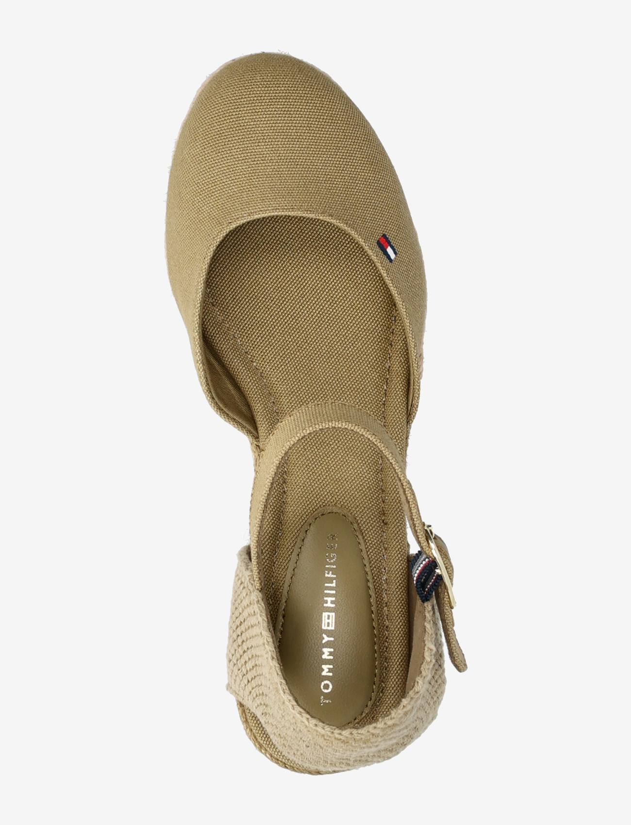 Tommy Hilfiger - MID WEDGE ESPAD CLOSED TOE - konfirmationstøj - mustard clay - 3