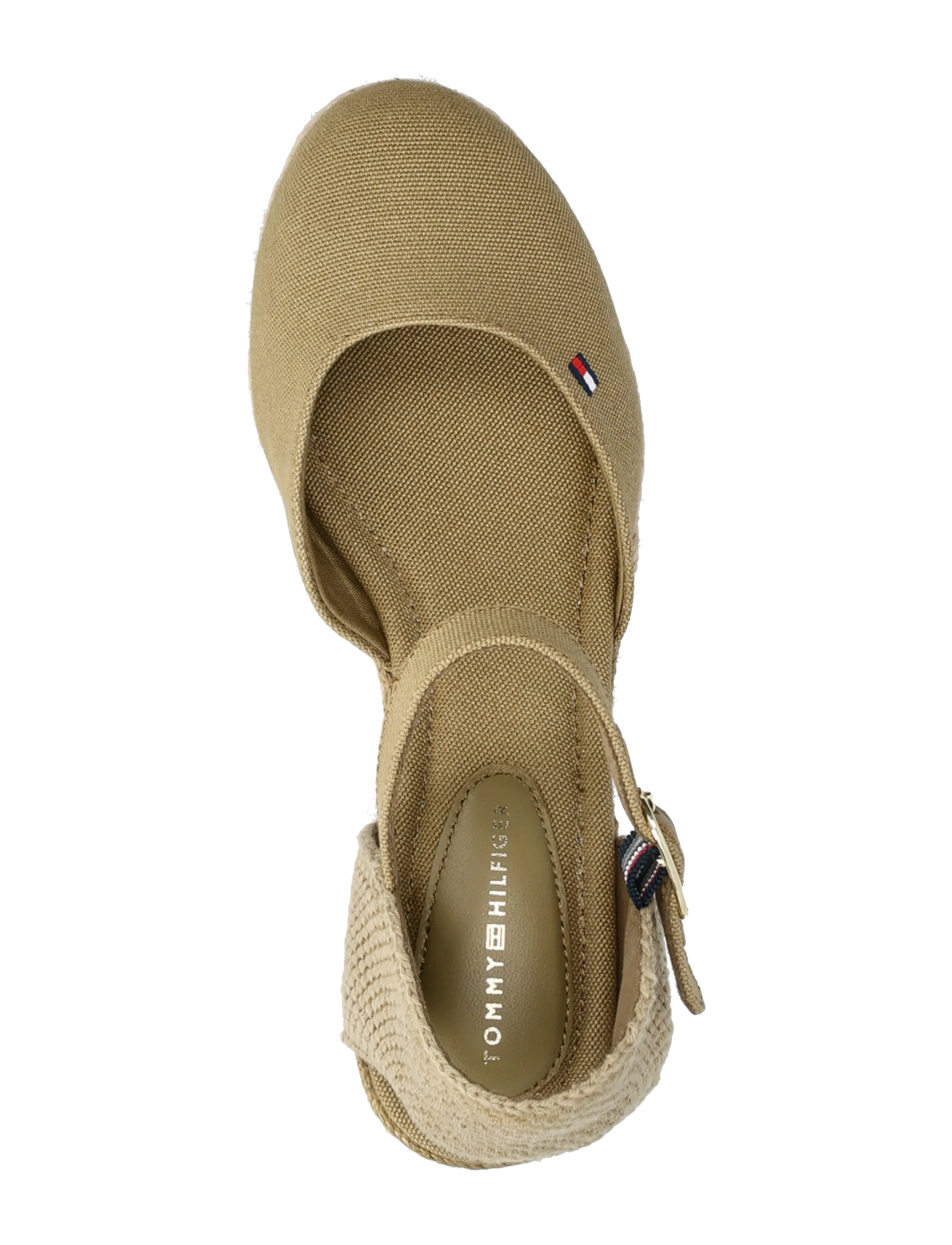 Tommy Hilfiger - MID WEDGE ESPAD CLOSED TOE - konfirmationstøj - mustard clay - 3