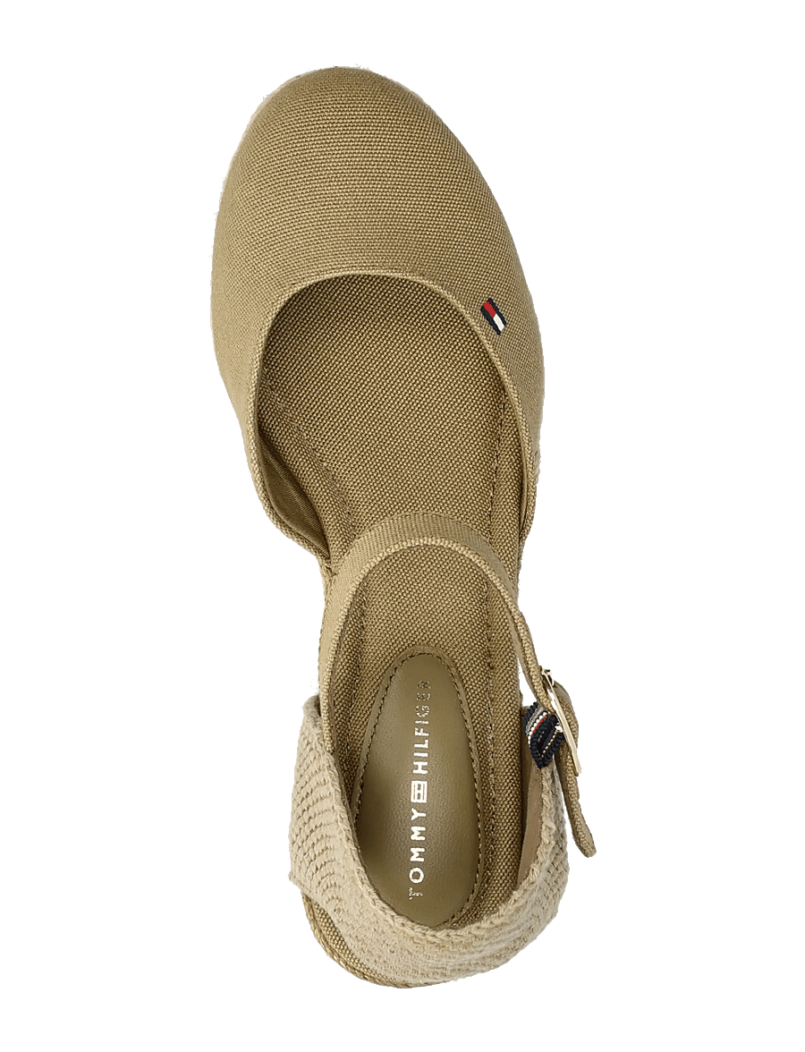 Tommy Hilfiger - MID WEDGE ESPAD CLOSED TOE - confirmation - mustard clay - 3