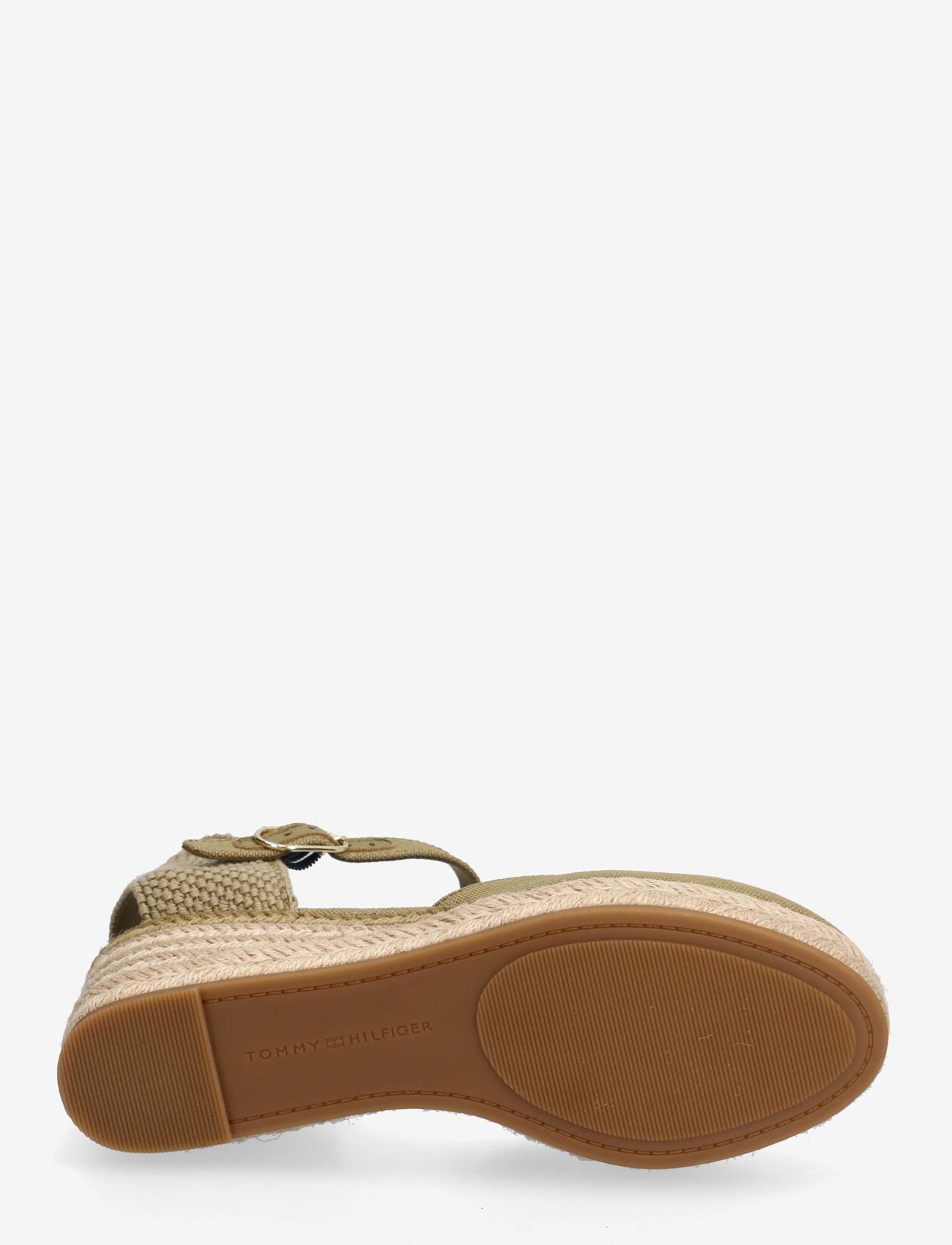 Tommy Hilfiger - MID WEDGE ESPAD CLOSED TOE - konfirmationstøj - mustard clay - 4