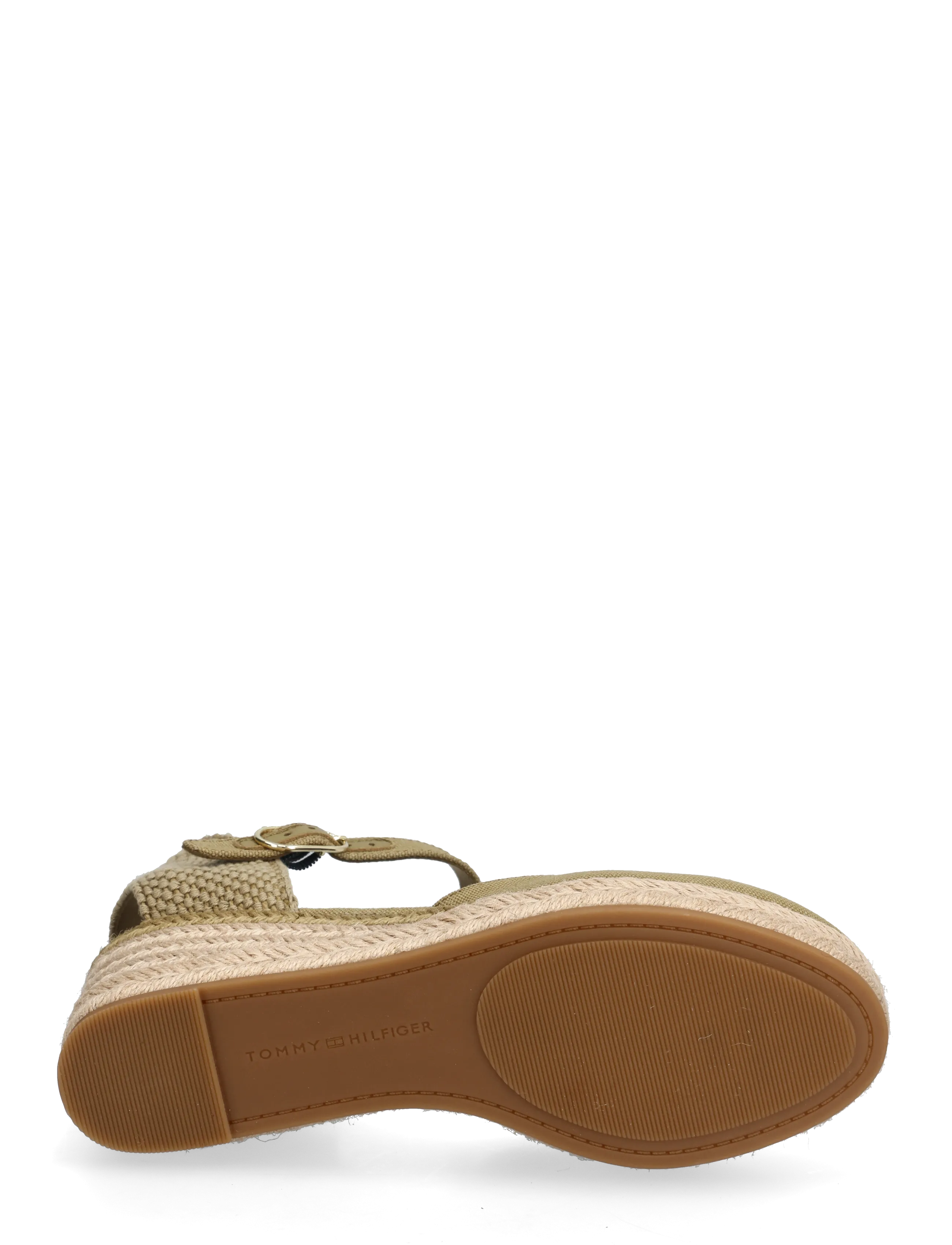 Tommy Hilfiger - MID WEDGE ESPAD CLOSED TOE - konfirmationstøj - mustard clay - 4