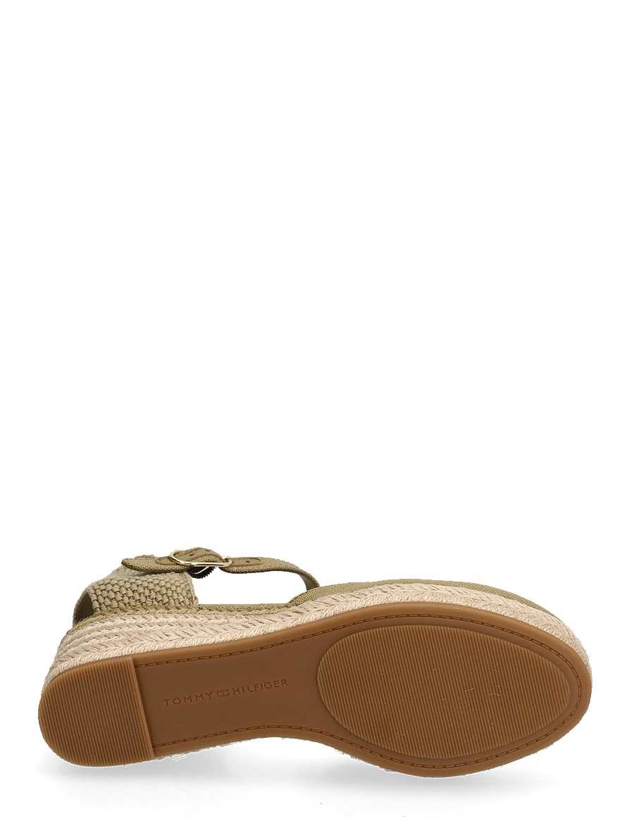 Tommy Hilfiger - MID WEDGE ESPAD CLOSED TOE - confirmation - mustard clay - 4
