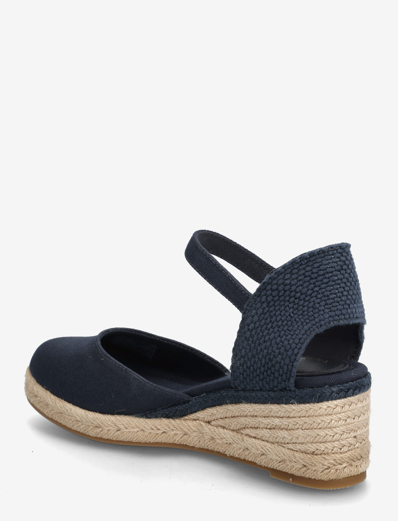 Tommy Hilfiger - MID WEDGE ESPAD CLOSED TOE - konfirmationstøj - space blue - 2