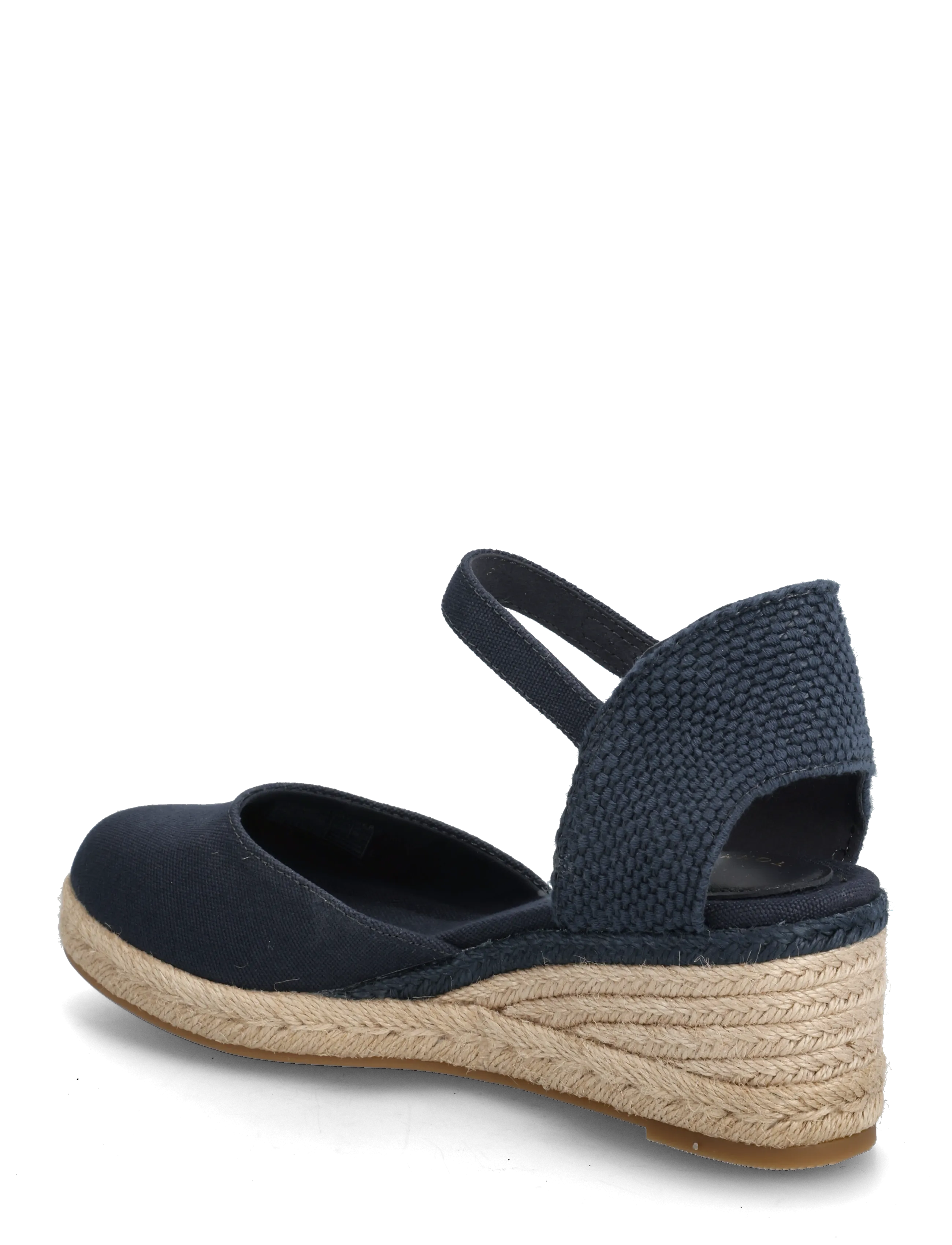Tommy Hilfiger - MID WEDGE ESPAD CLOSED TOE - konfirmation - space blue - 2