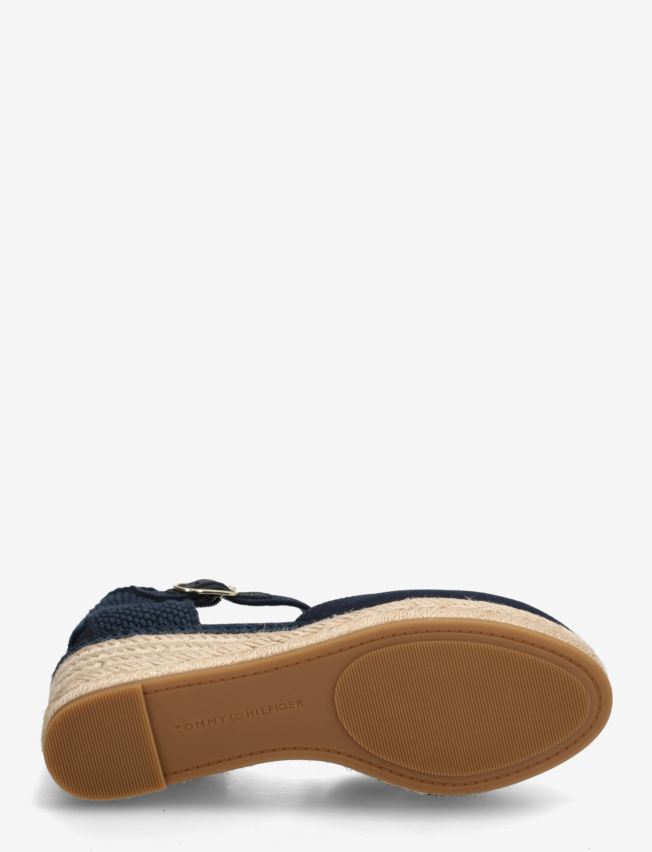 Tommy Hilfiger - MID WEDGE ESPAD CLOSED TOE - konfirmationstøj - space blue - 4