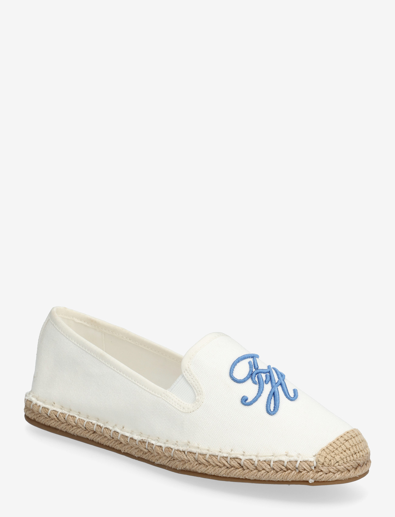 Tommy Hilfiger - TH SCRIPT SUMMER ESPADRILLE - espadrillos - ecru - 0