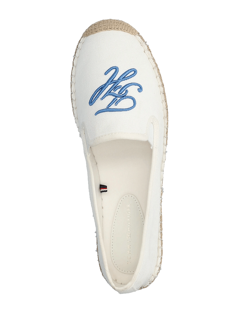 Tommy Hilfiger - TH SCRIPT SUMMER ESPADRILLE - espadrillid - ecru - 3