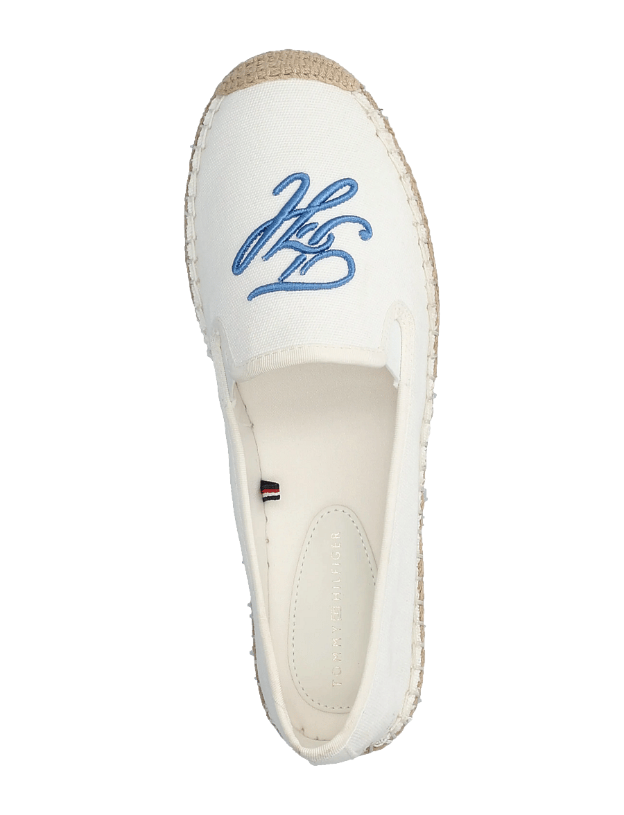 Tommy Hilfiger - TH SCRIPT SUMMER ESPADRILLE - espadrilles - ecru - 3