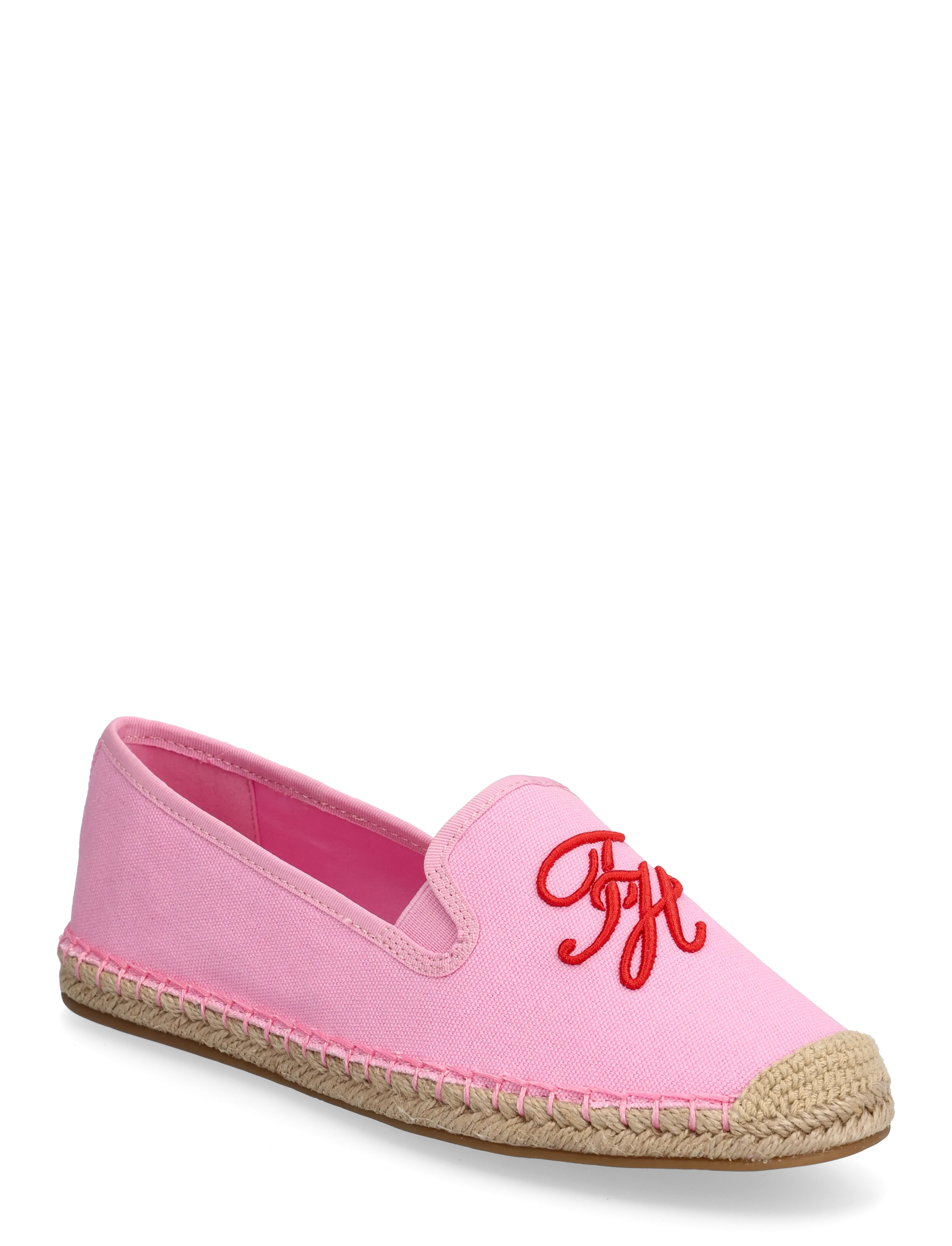Tommy Hilfiger TH SCRIPT SUMMER ESPADRILLE - Shoes - ROSE PETAL / pink/rose