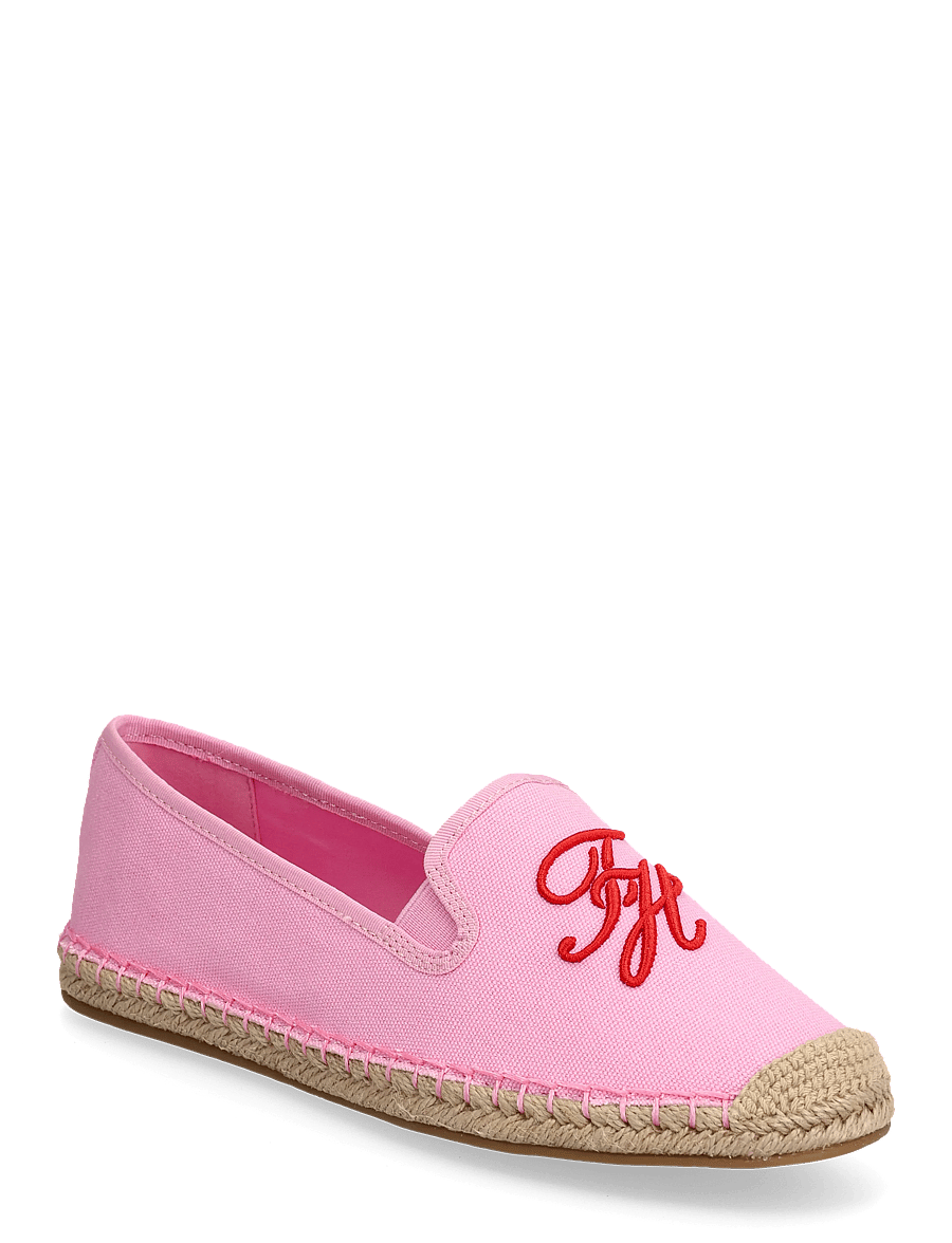 Tommy Hilfiger - TH SCRIPT SUMMER ESPADRILLE - espadrilles - rose petal - 0